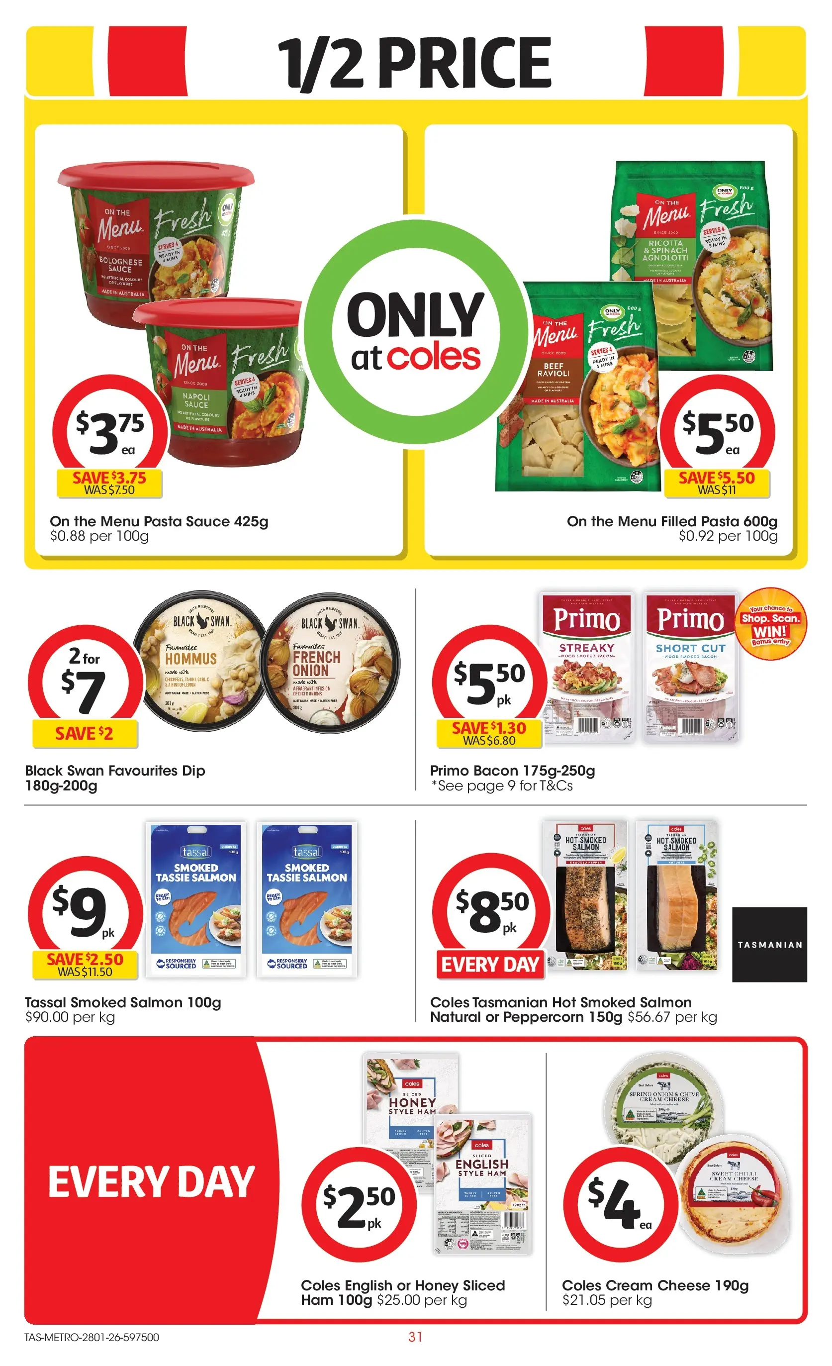 ﻿Coles catalogue valid from 25/01/2026 > Online Australia | Page: 31 | Products: Cheese, Wood, Sauce, Chilli