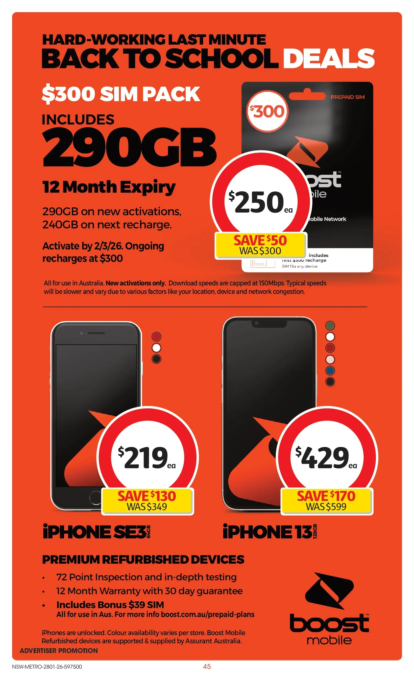 ﻿Coles catalogue valid from 25/01/2026 > Online Australia | Page: 45 | Products: Device, Iphone, Mobile