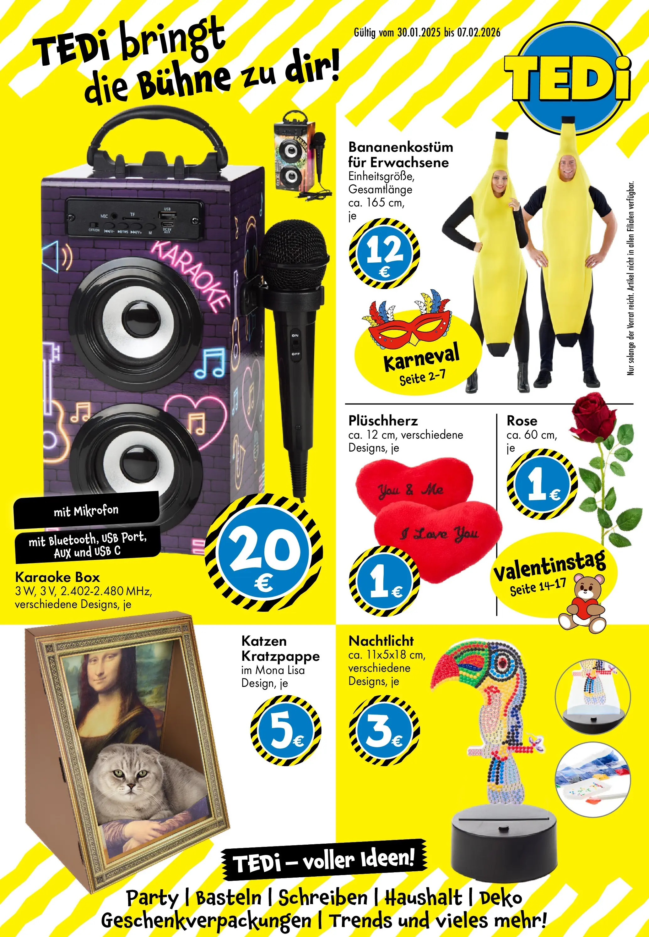 TEDi - TEDi: entdecke die neuen TEDi Trends von 28.01.2026 - Aktuelle Angebote | Seite: 1 | Produkte: Mikrofon, USB, Box