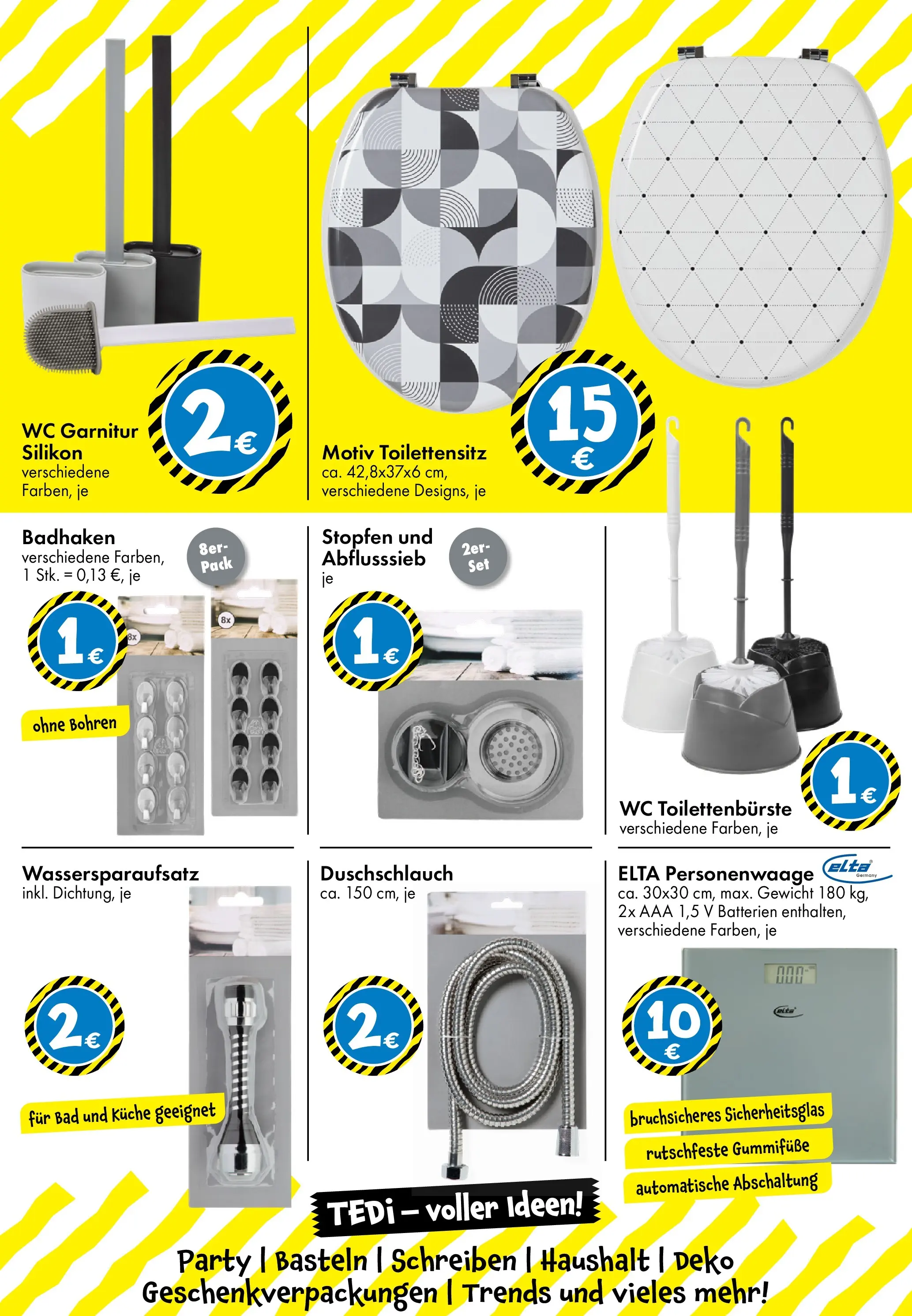 TEDi - TEDi: entdecke die neuen TEDi Trends von 28.01.2026 - Aktuelle Angebote | Seite: 12 | Produkte: Gewicht, Bad
