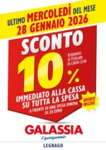 Galassia Sconto 10% - al 28.01.2026