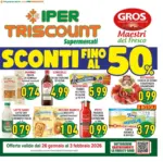 IperTriscount Offerte valide dal 26 gennaio al 3 febbraio 2026 - al 03.02.2026