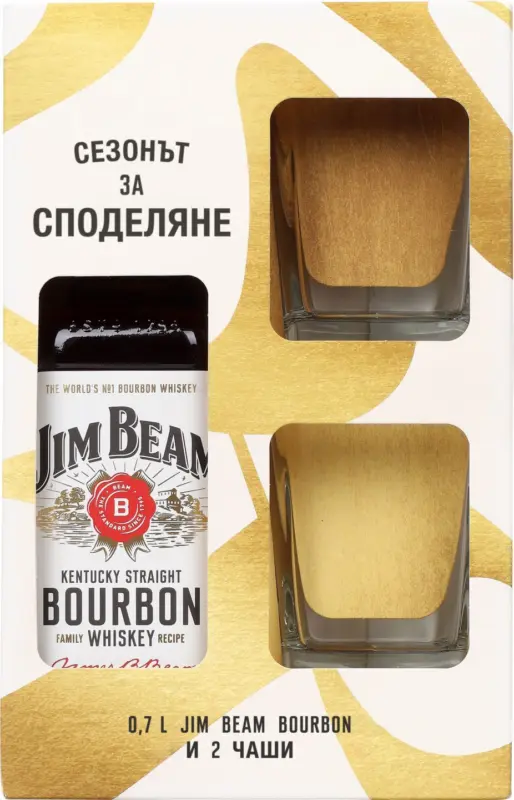 Jim Beam Бърбън уиски 40% vol