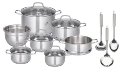 RED Комплект съдове за готвене 10 части