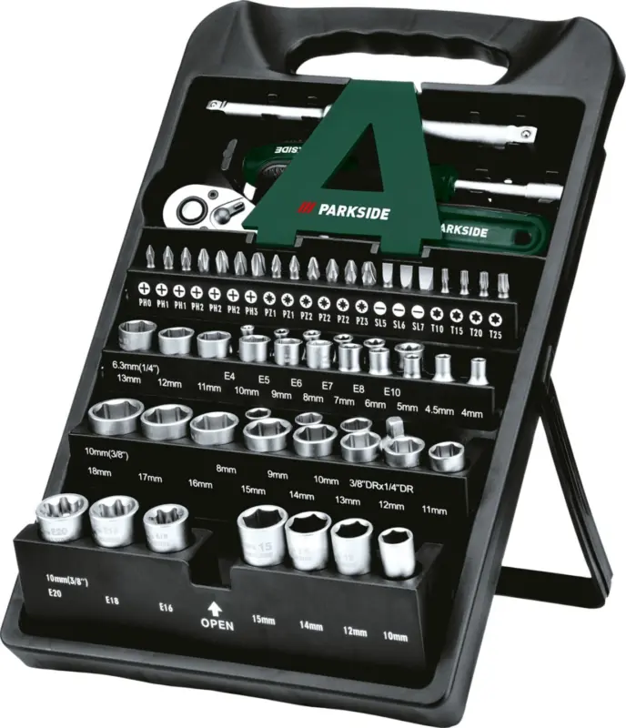 Parkside&reg; Тресчотка с накрайници PSSS D4