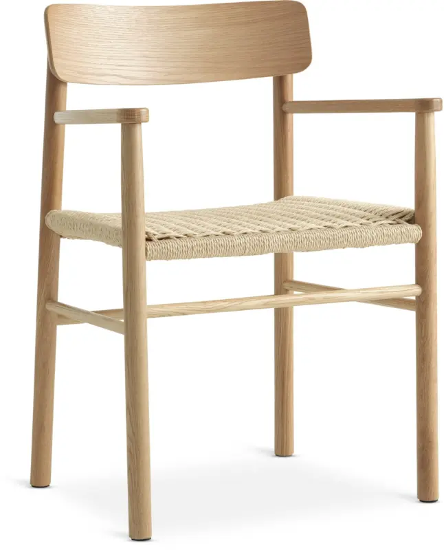 JYSK Кухненски стол ISLEV с подлакътници натурален дъб