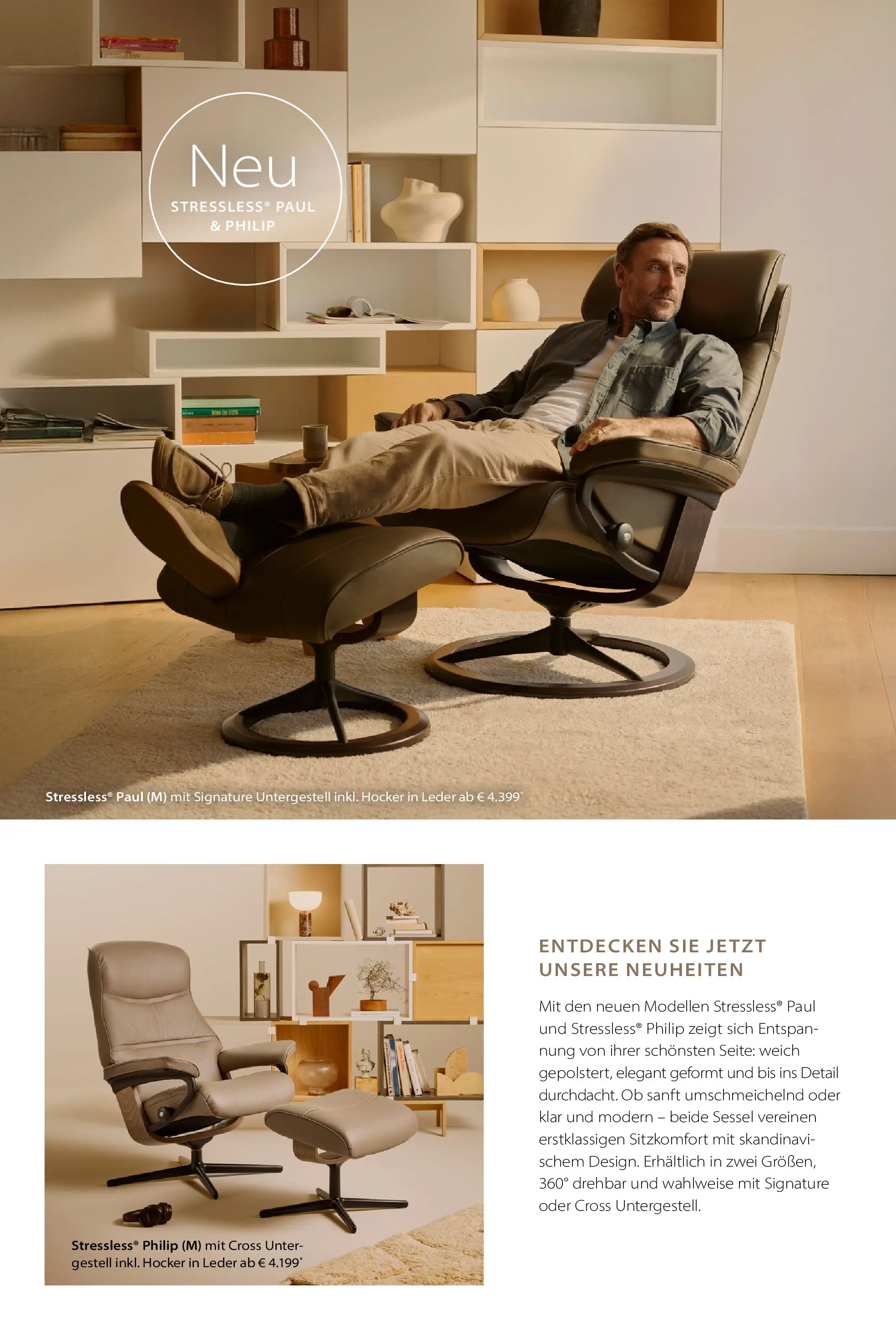 Zurbrüggen - Zurbrüggen: Stressless (ab 31.01.2026) zum Blättern | Seite: 4 | Produkte: Hocker, Sessel