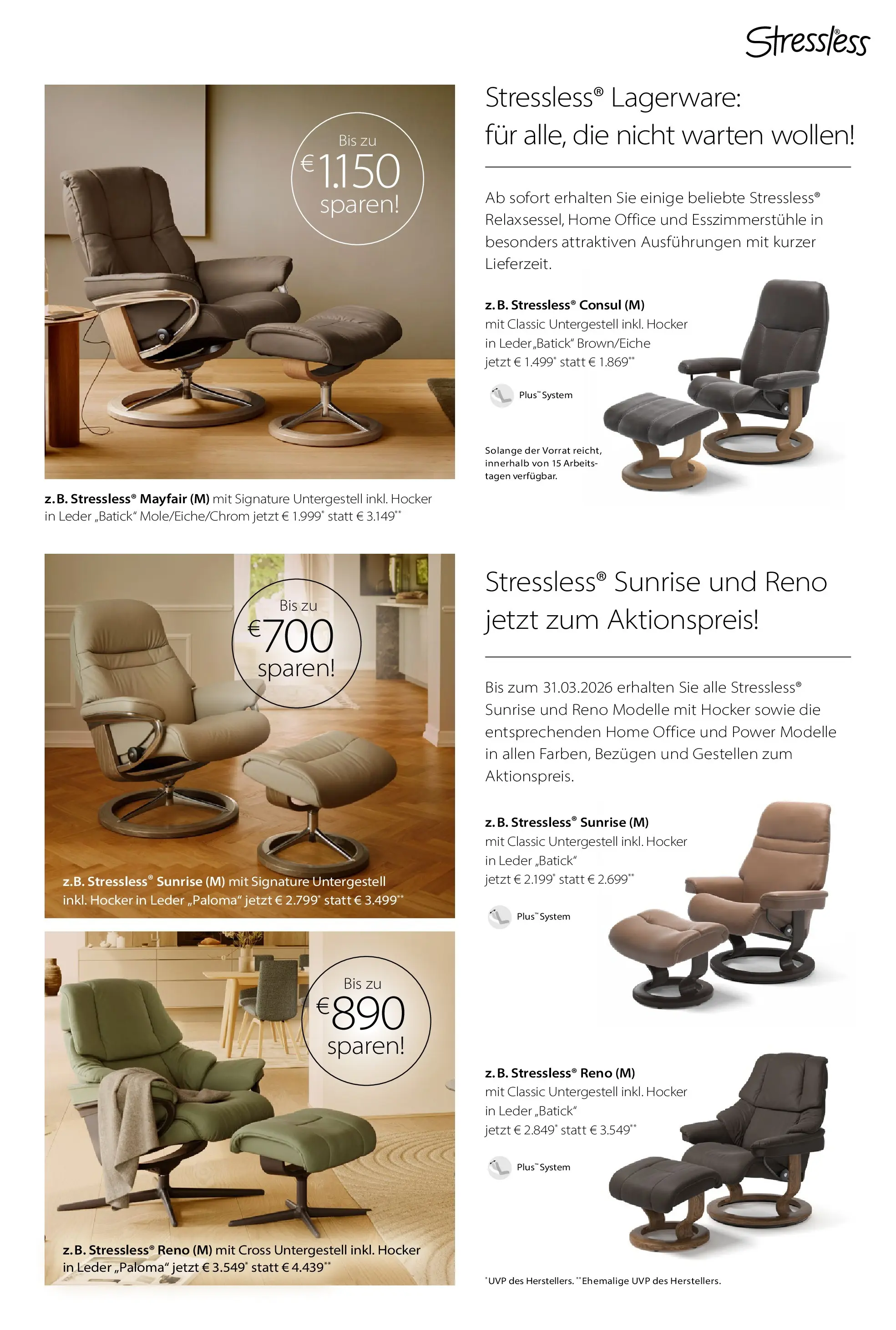 Zurbrüggen - Zurbrüggen: Stressless (ab 31.01.2026) zum Blättern | Seite: 5 | Produkte: Hocker, Esszimmerstühle