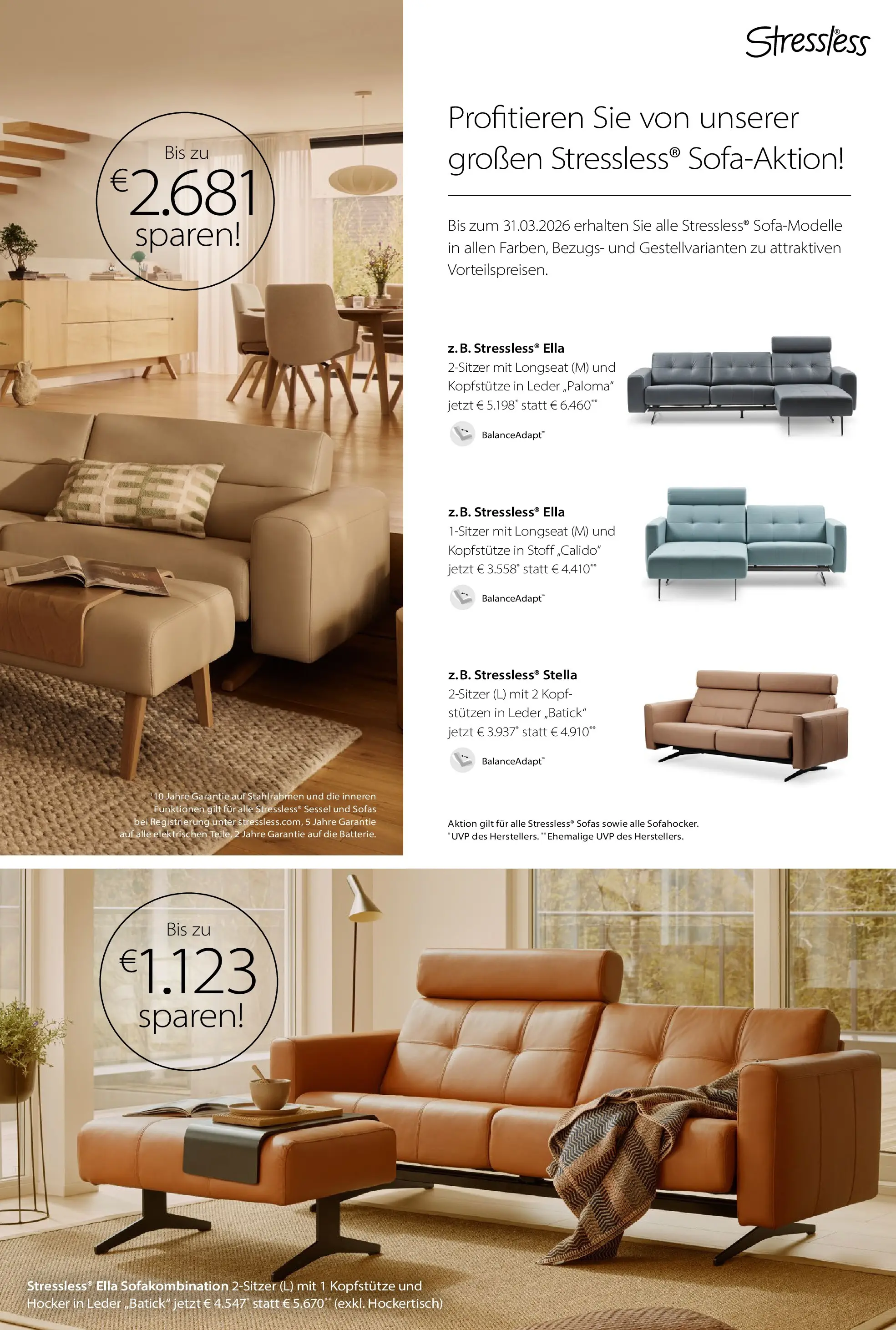 Zurbrüggen - Zurbrüggen: Stressless (ab 31.01.2026) zum Blättern | Seite: 7 | Produkte: Hocker, Sessel