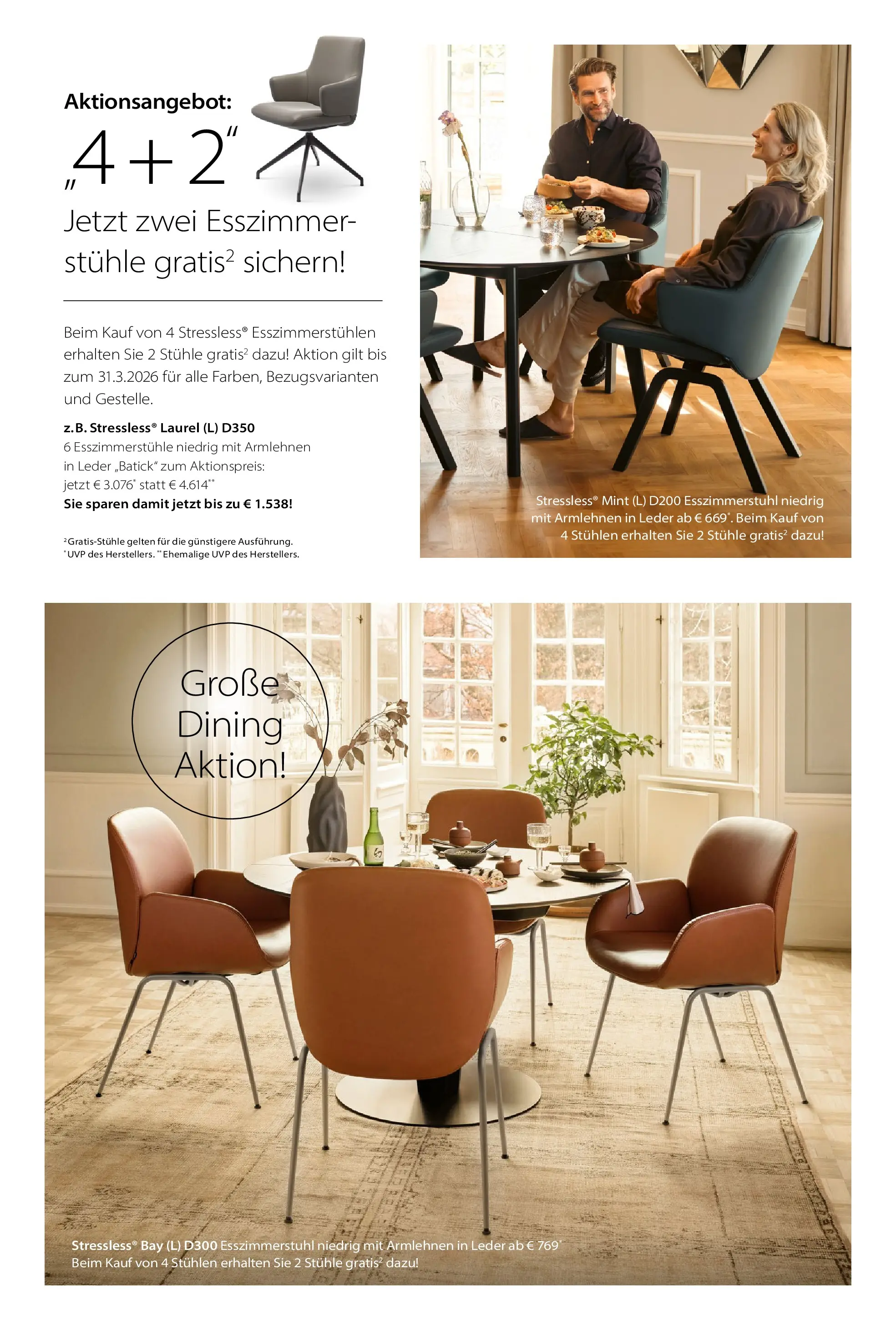 Zurbrüggen - Zurbrüggen: Stressless (ab 31.01.2026) zum Blättern | Seite: 8 | Produkte: Esszimmerstühle
