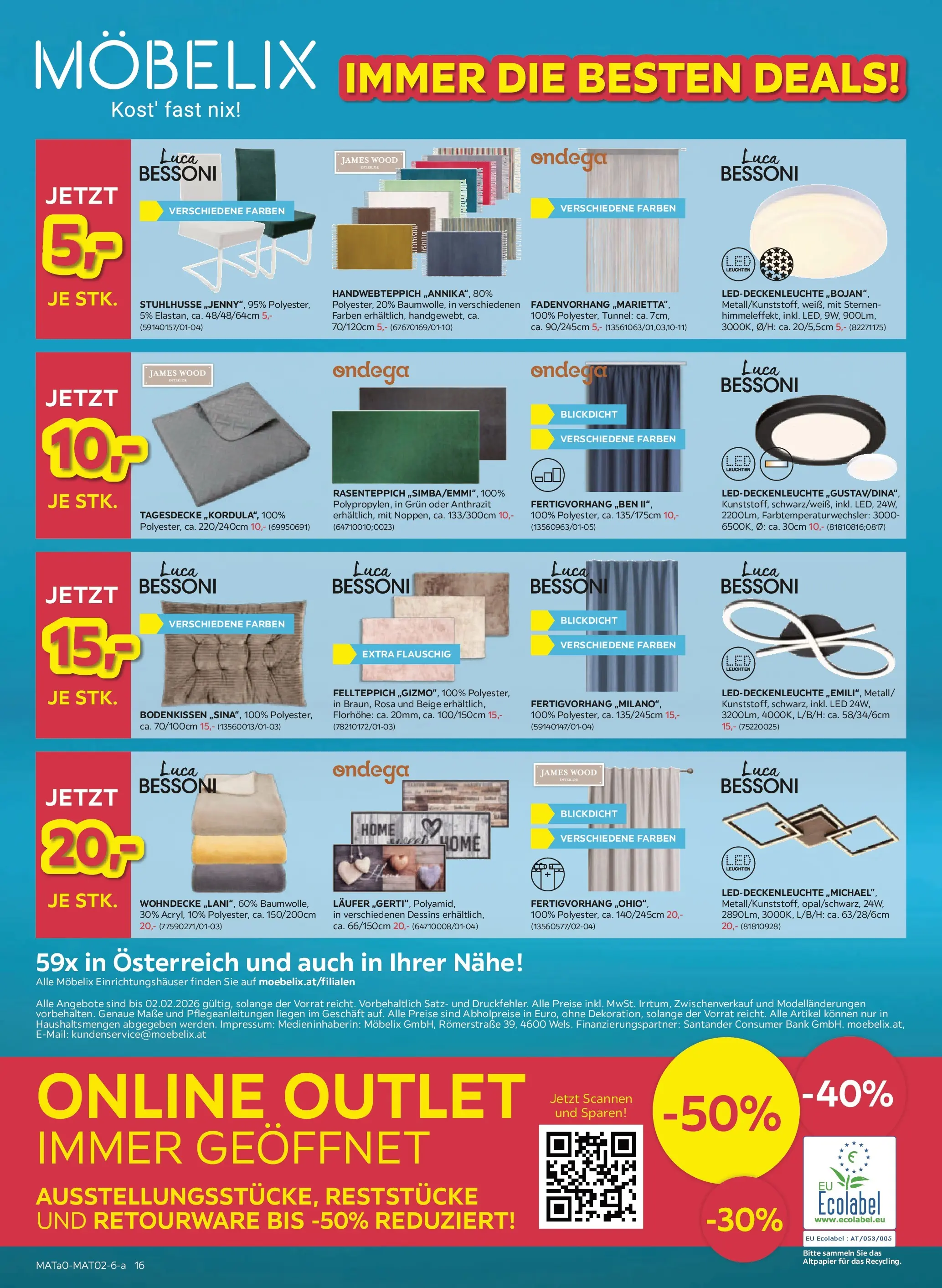 Möbelix Mistelbach, Zams, Zell Am See von 26.01.2026 - Aktuelle Angebote | Seite: 16