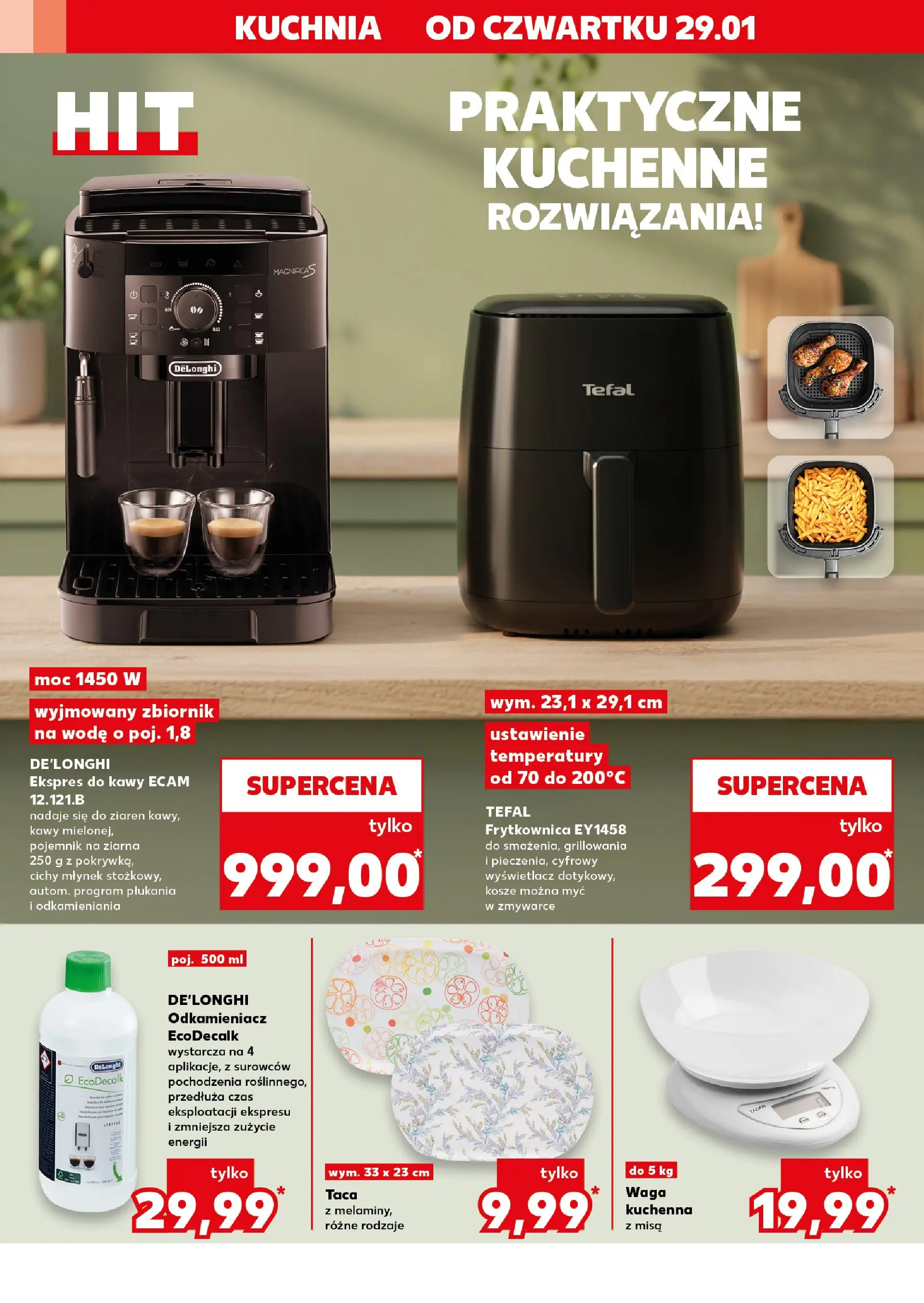 Kaufland - Kaufland NON Food ważne do 4.02 od 28.01.2026 - od jutra PDF | Strona: 10 | Produkty: Waga, Ekspres do kawy, Młynek, Tefal