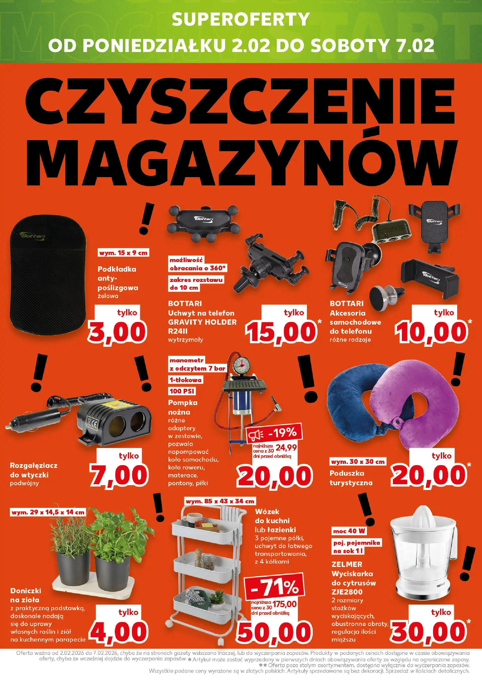 Kaufland - Kaufland NON Food ważne do 4.02 od 28.01.2026 - od jutra PDF | Strona: 20 | Produkty: Telefon, Poduszka, Doniczki, Sok