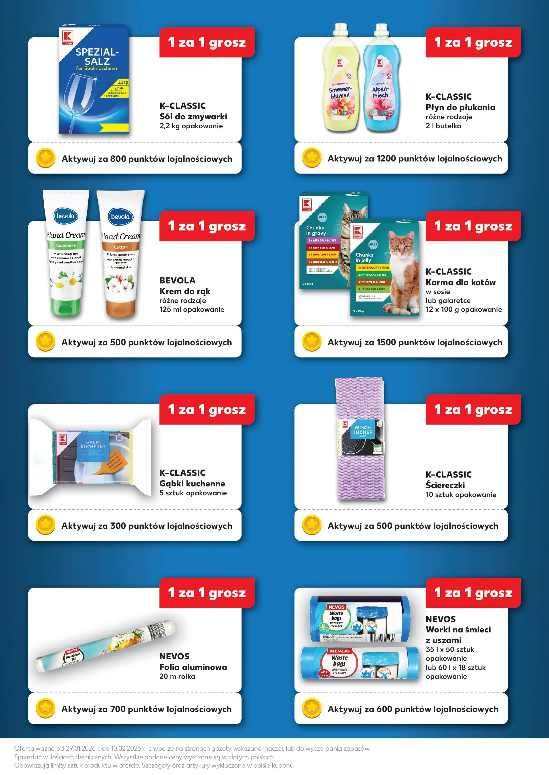 Kaufland gazetka - Superkupony od 29.01.2026 - od jutra PDF | Strona: 5 | Produkty: Karma dla kotów, Sól do zmywarki, Krem do rąk, Krem