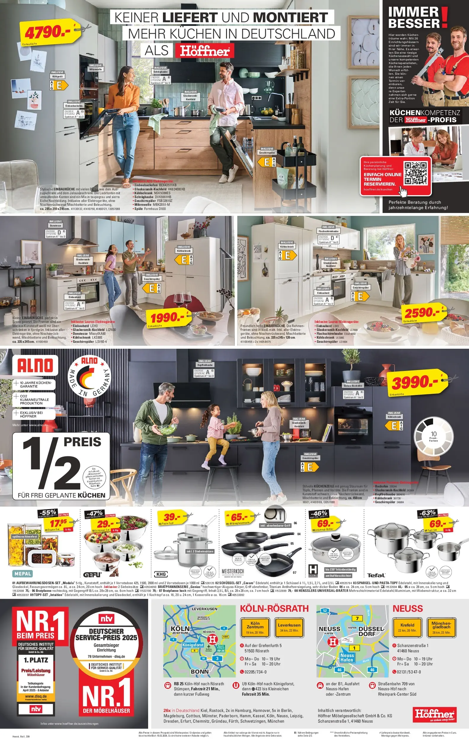 Höffner - Höffner: Möbelangebote (ab 27.01.2026) zum Blättern | Seite: 4 | Produkte: AEG, Mikrowelle, Kuchen, Uhr