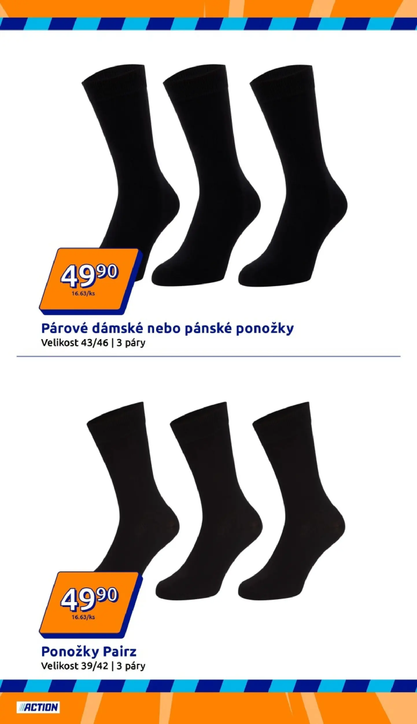 Nabídky - Action leták do 03.02.2026 od 27.01.2026 - akční nabídka | Strana: 5 | Produkty: Ponožky