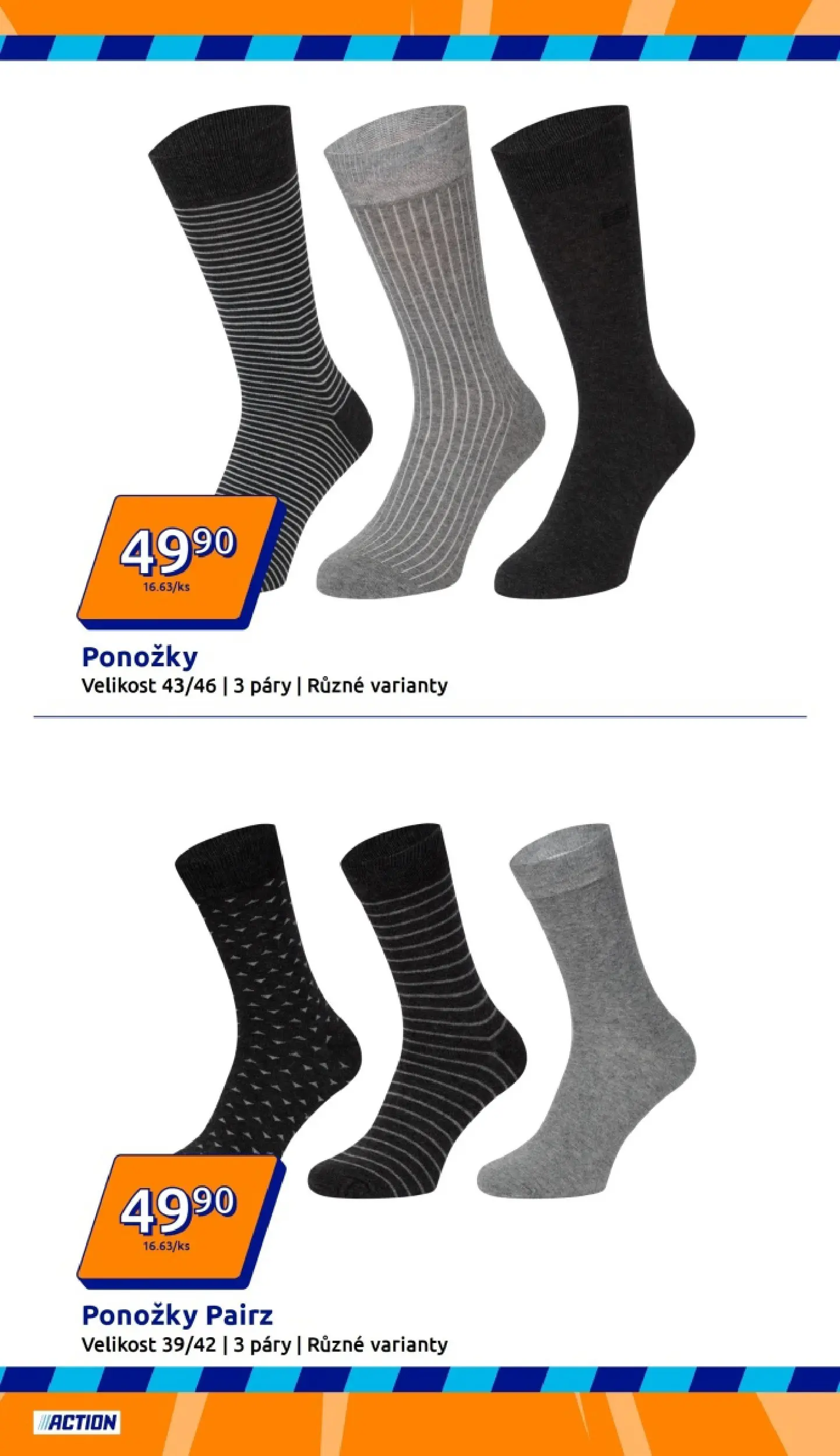 Nabídky - Action leták do 03.02.2026 od 27.01.2026 - akční nabídka | Strana: 10 | Produkty: Ponožky