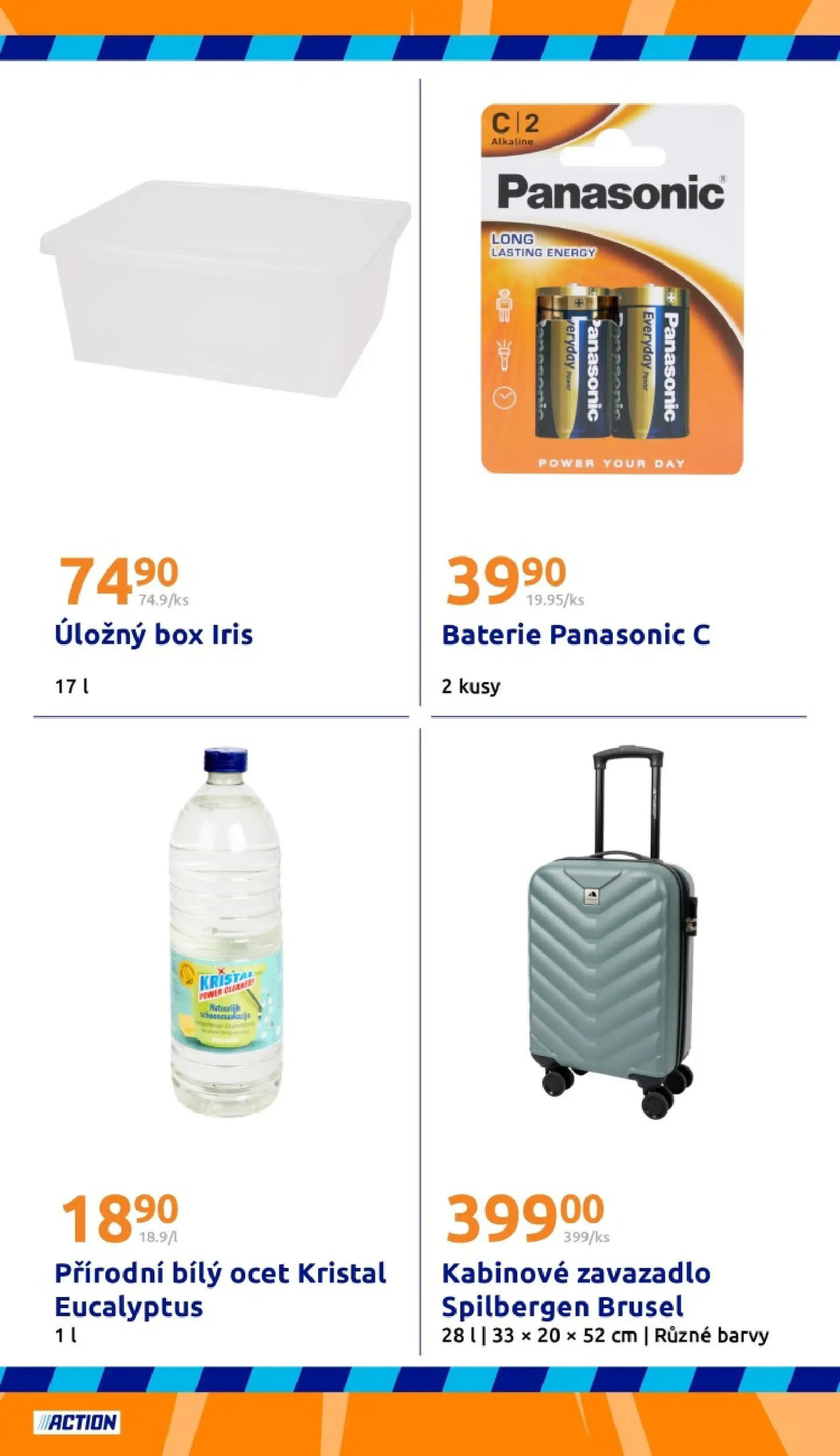 Nabídky - Action leták do 03.02.2026 od 27.01.2026 - akční nabídka | Strana: 20 | Produkty: Box, Úložný box, Barvy, Bílý ocet