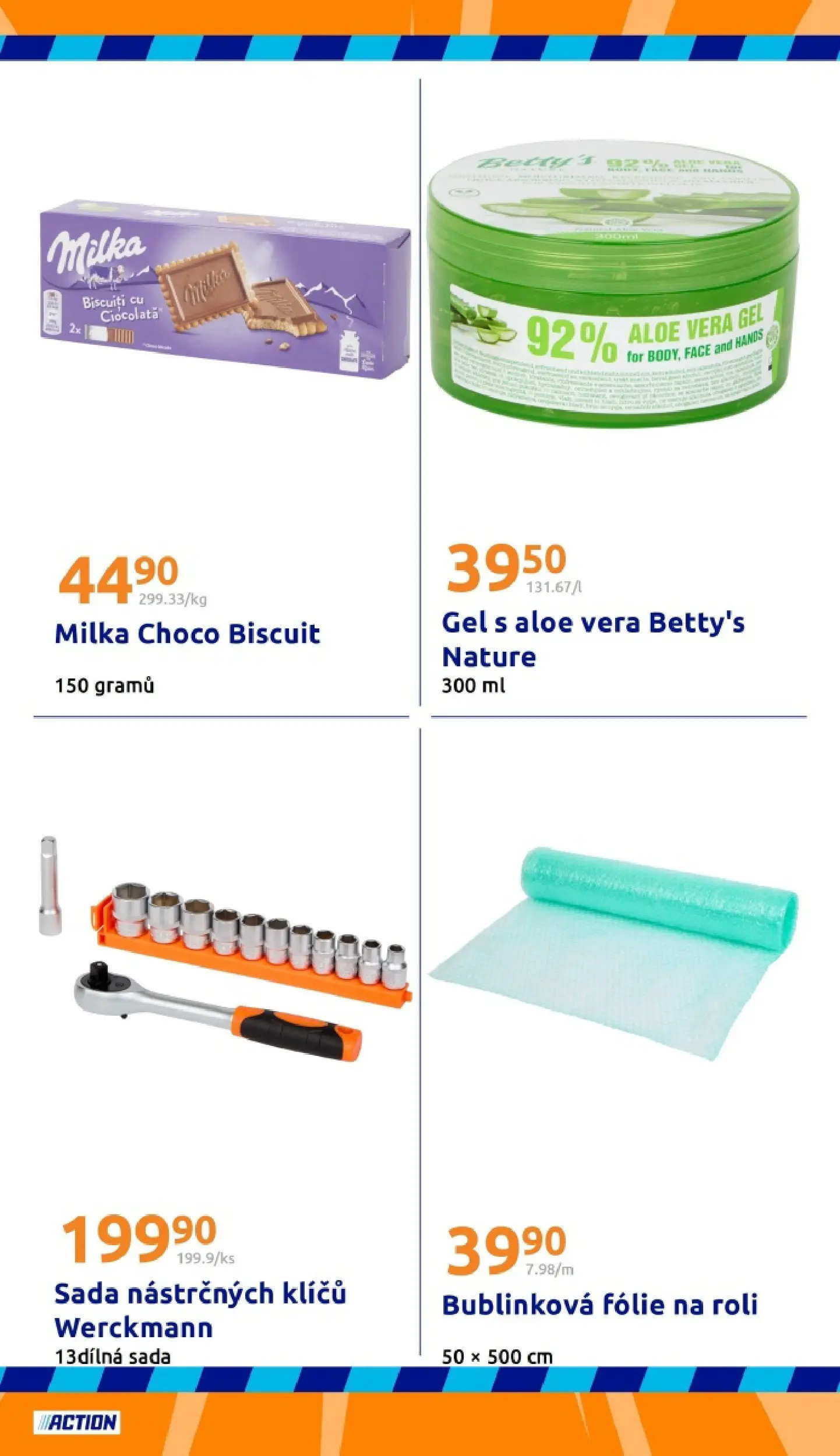 Nabídky - Action leták do 03.02.2026 od 27.01.2026 - akční nabídka | Strana: 23 | Produkty: Milka, Fólie, Aloe vera