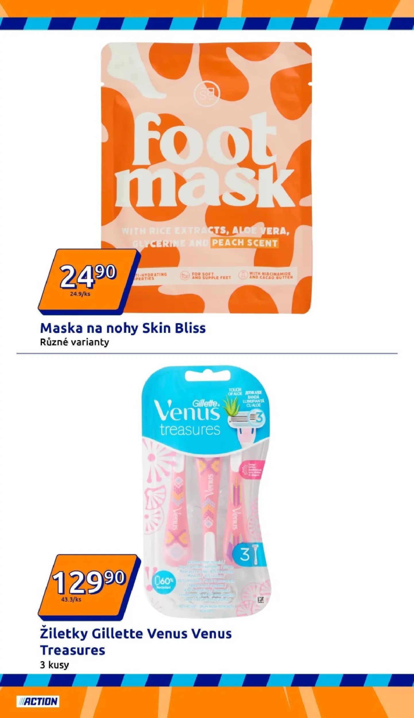 Nabídky - Action leták do 03.02.2026 od 27.01.2026 - akční nabídka | Strana: 25 | Produkty: Žiletky, Maska