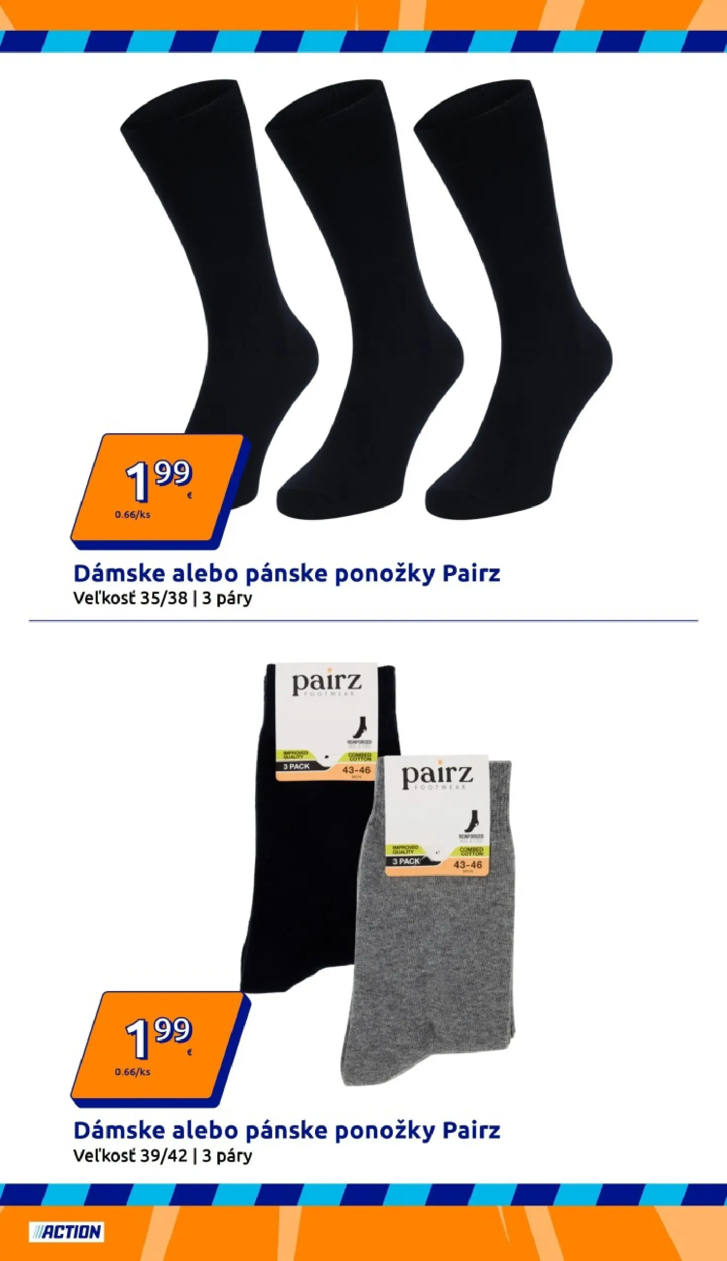Ponuky - Action leták platný do 03.02.2026 od 28.01.2026 » aktuálna akcia | Strana: 2 | Produkty: Ponožky