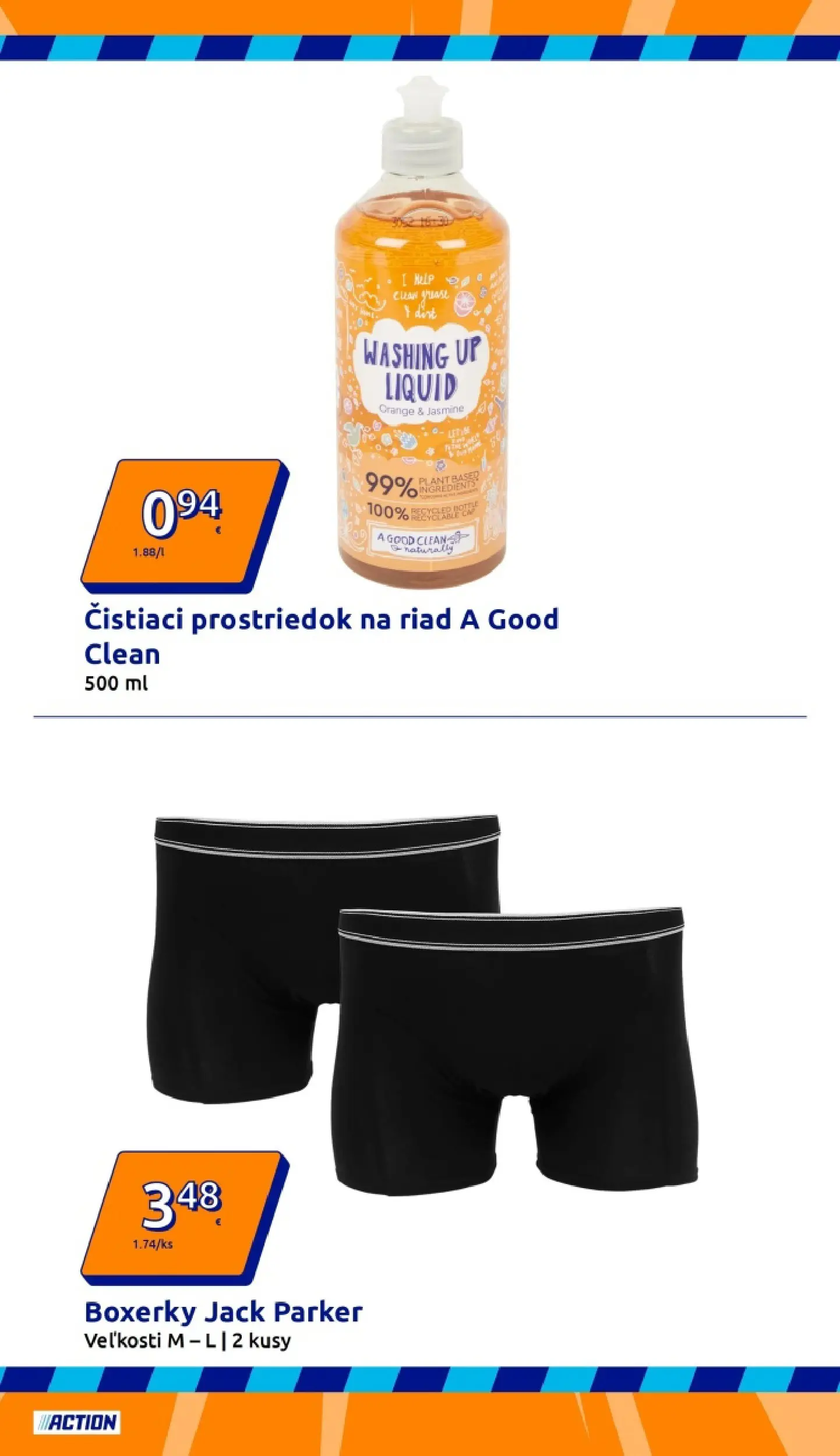 Ponuky - Action leták platný do 03.02.2026 od 28.01.2026 » aktuálna akcia | Strana: 7 | Produkty: Čistiaci prostriedok, Boxerky