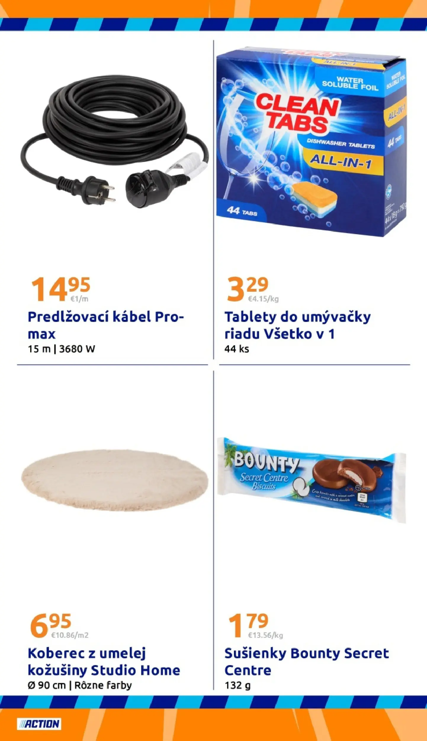 Ponuky - Action leták platný do 03.02.2026 od 28.01.2026 » aktuálna akcia | Strana: 27 | Produkty: Koberec, Tablety do umývačky riadu, Kábel