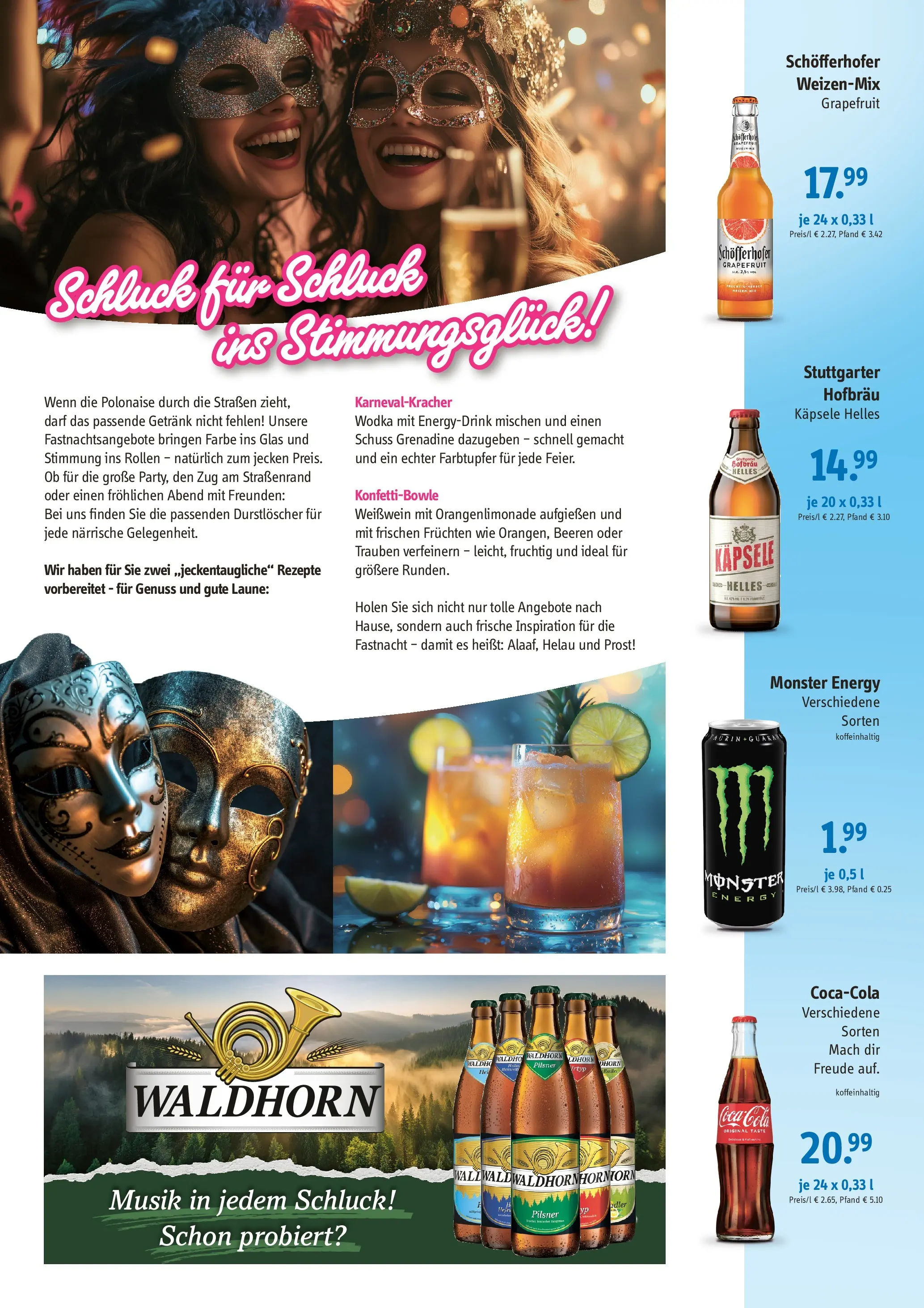 Angebote - Getränke Mangold: Angebote (ab 01.02.2026) zum Blättern | Seite: 2 | Produkte: Coca cola, Trauben, Monster, Grapefruit