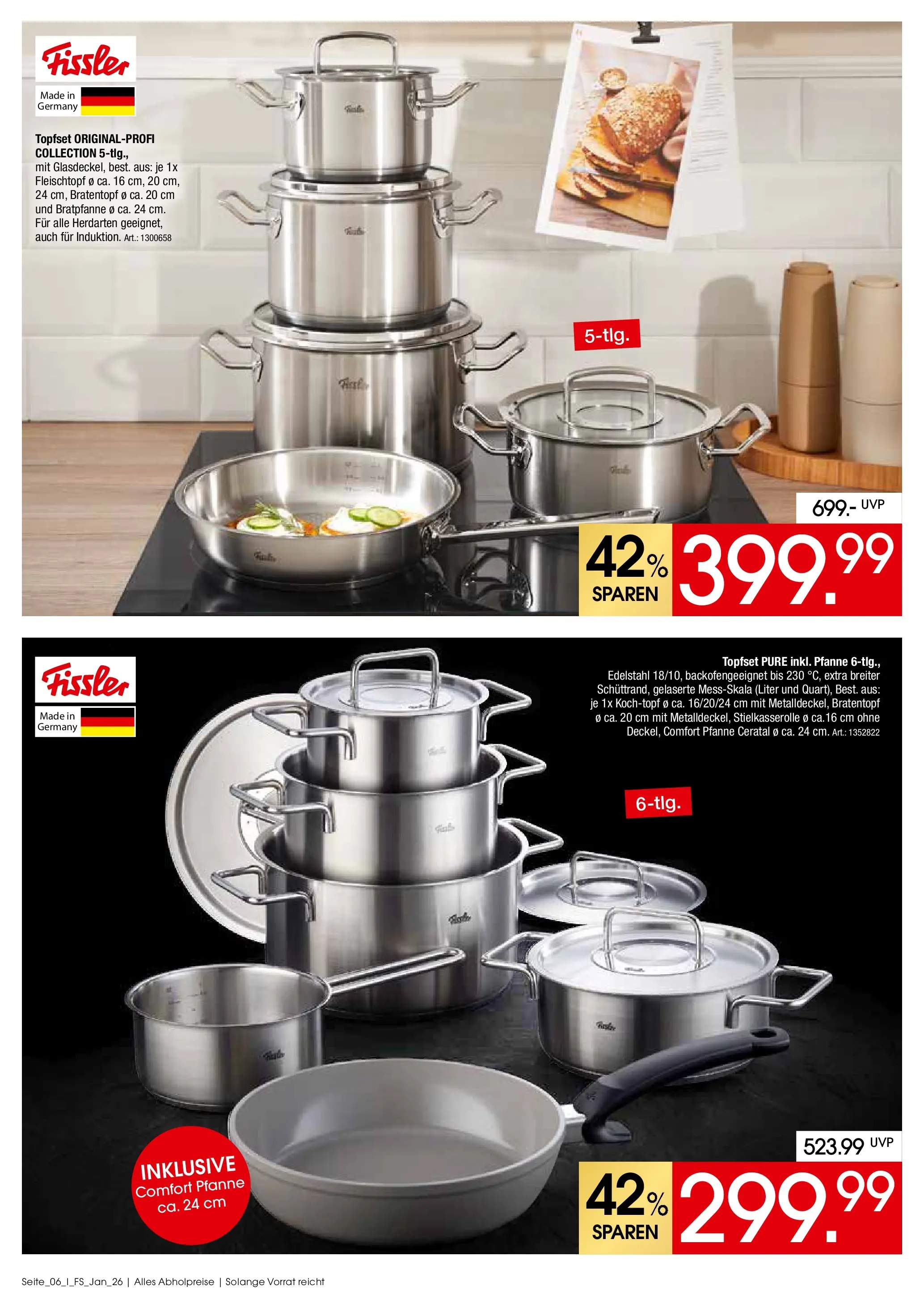 Zurbrüggen Fissler Marken-Spezial (ab 26.01.2026) zum Blättern | Seite: 6