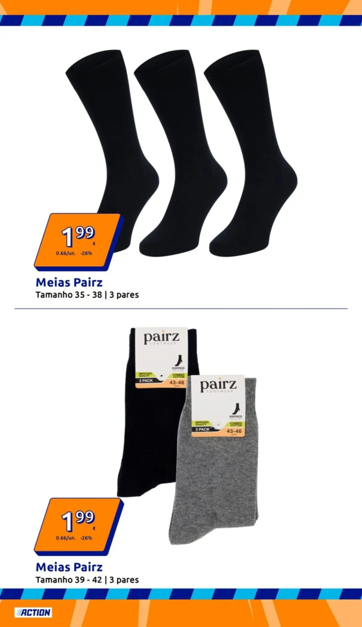 Action - Preços extremamente baixos » de 01/02/2026 - 01/03/2026 | Página: 2 | Produtos: Meias