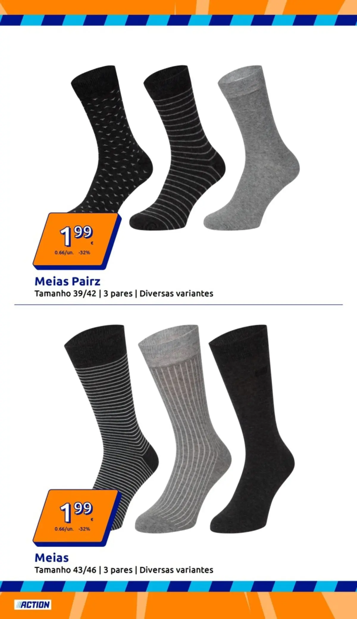 Action - Preços extremamente baixos » de 01/02/2026 - 01/03/2026 | Página: 9 | Produtos: Meias