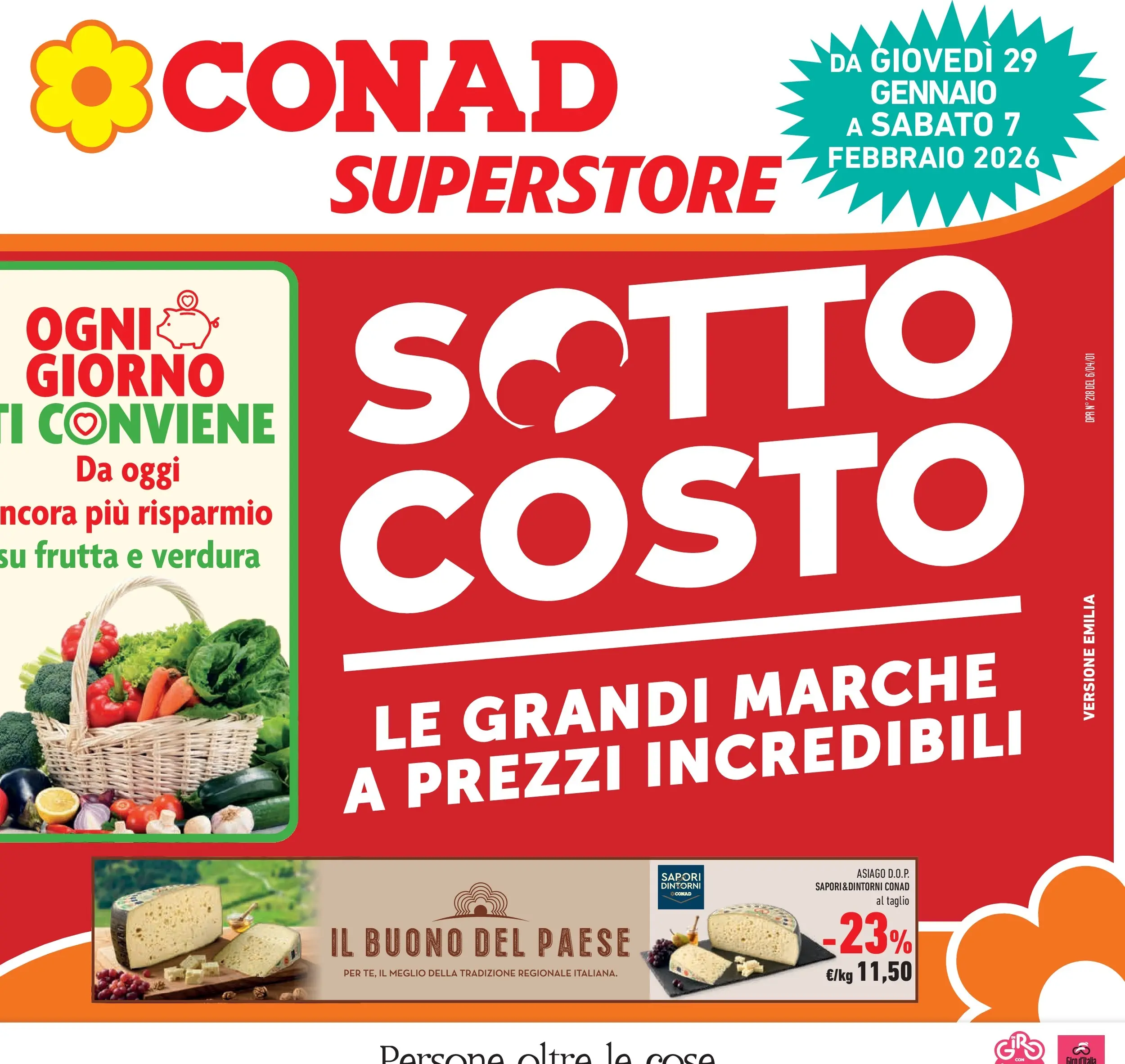 Volantino Conad dal 29/01/2026 > Anteprima | Pagina: 1 | Prodotti: Frutta