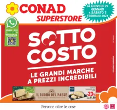 Anteprima del volantino Conad - SOTTOCOSTO valido a partire dal 28.01.2026