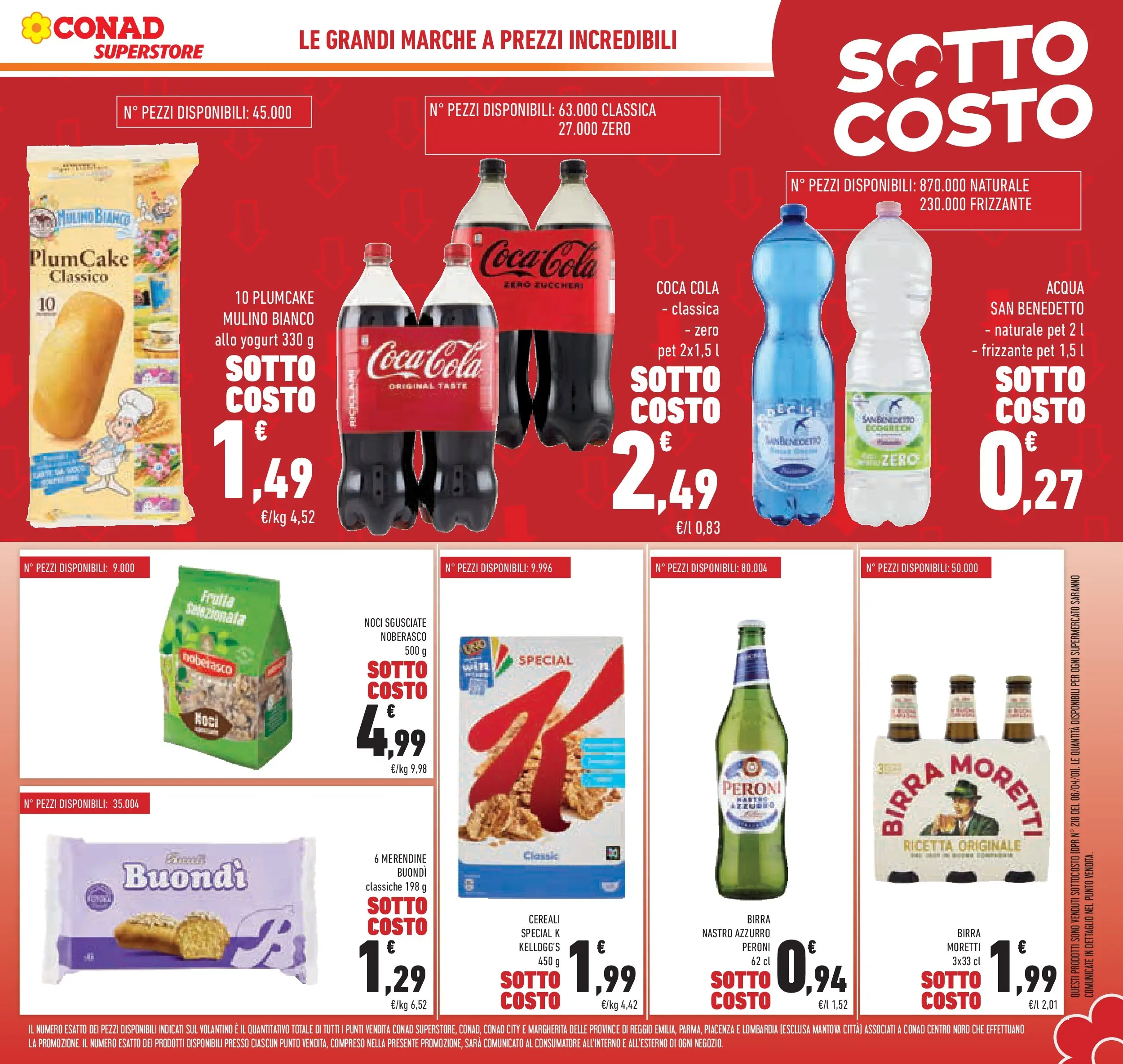 Volantino Conad dal 28/01/2026 > Anteprima | Pagina: 5 | Prodotti: Frutta, Noci, Birra Moretti, Plumcake