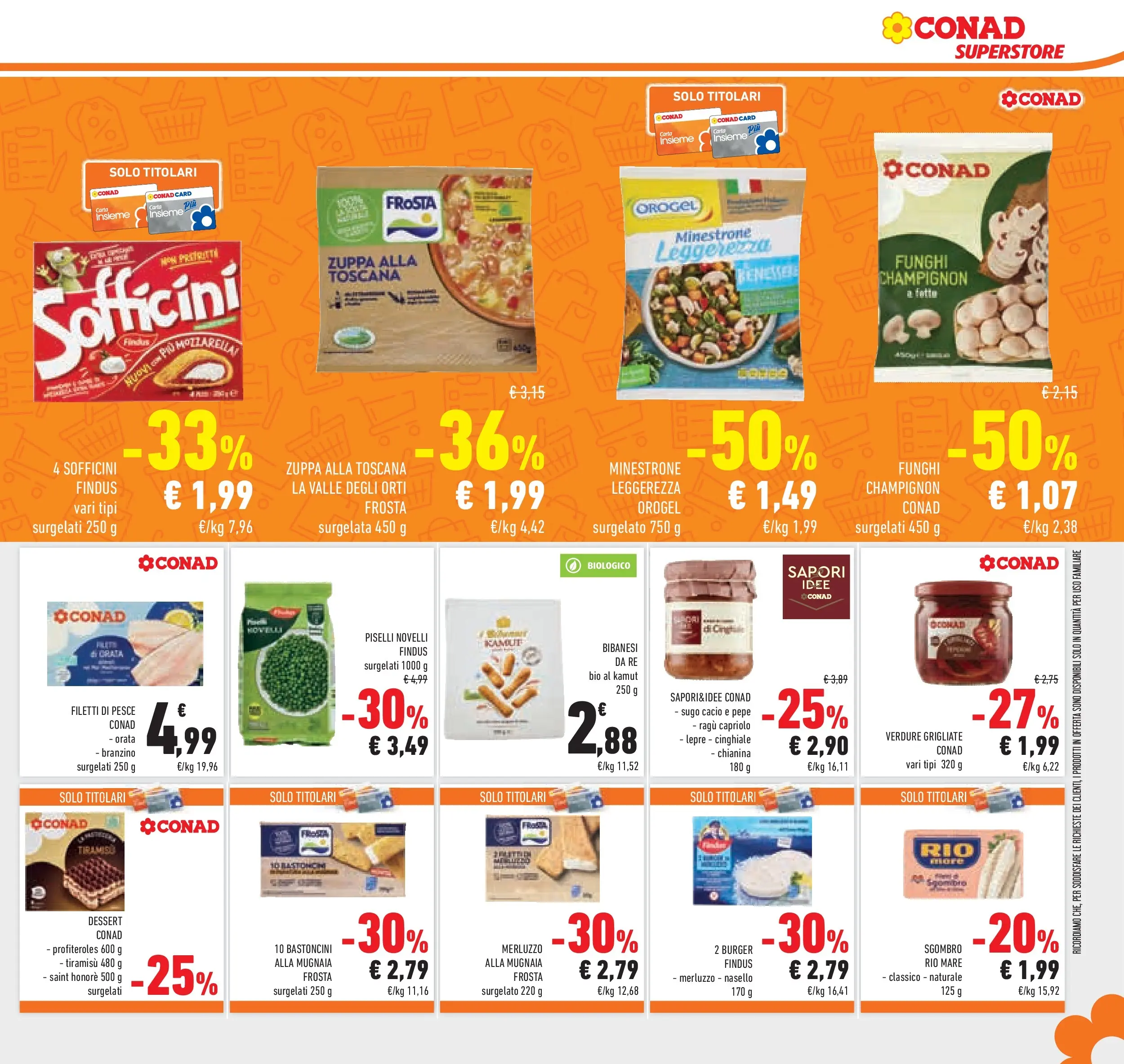 Volantino Conad dal 29/01/2026 > Anteprima | Pagina: 23 | Prodotti: Minestrone, Funghi, Ragú, Sugo