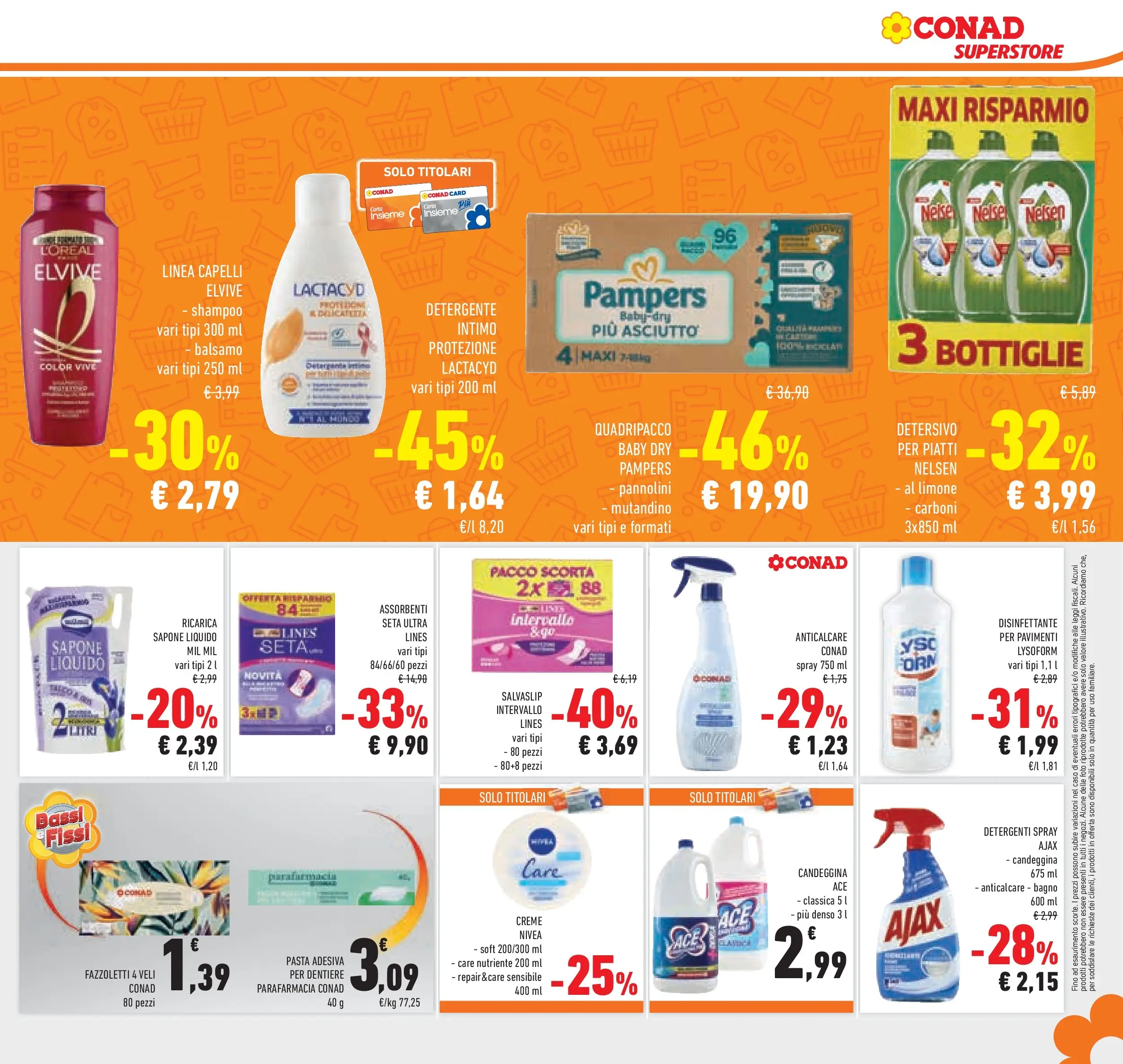 Volantino Conad dal 29/01/2026 > Anteprima | Pagina: 29 | Prodotti: Balsamo, Sapone, Detergente intimo, Fazzoletti
