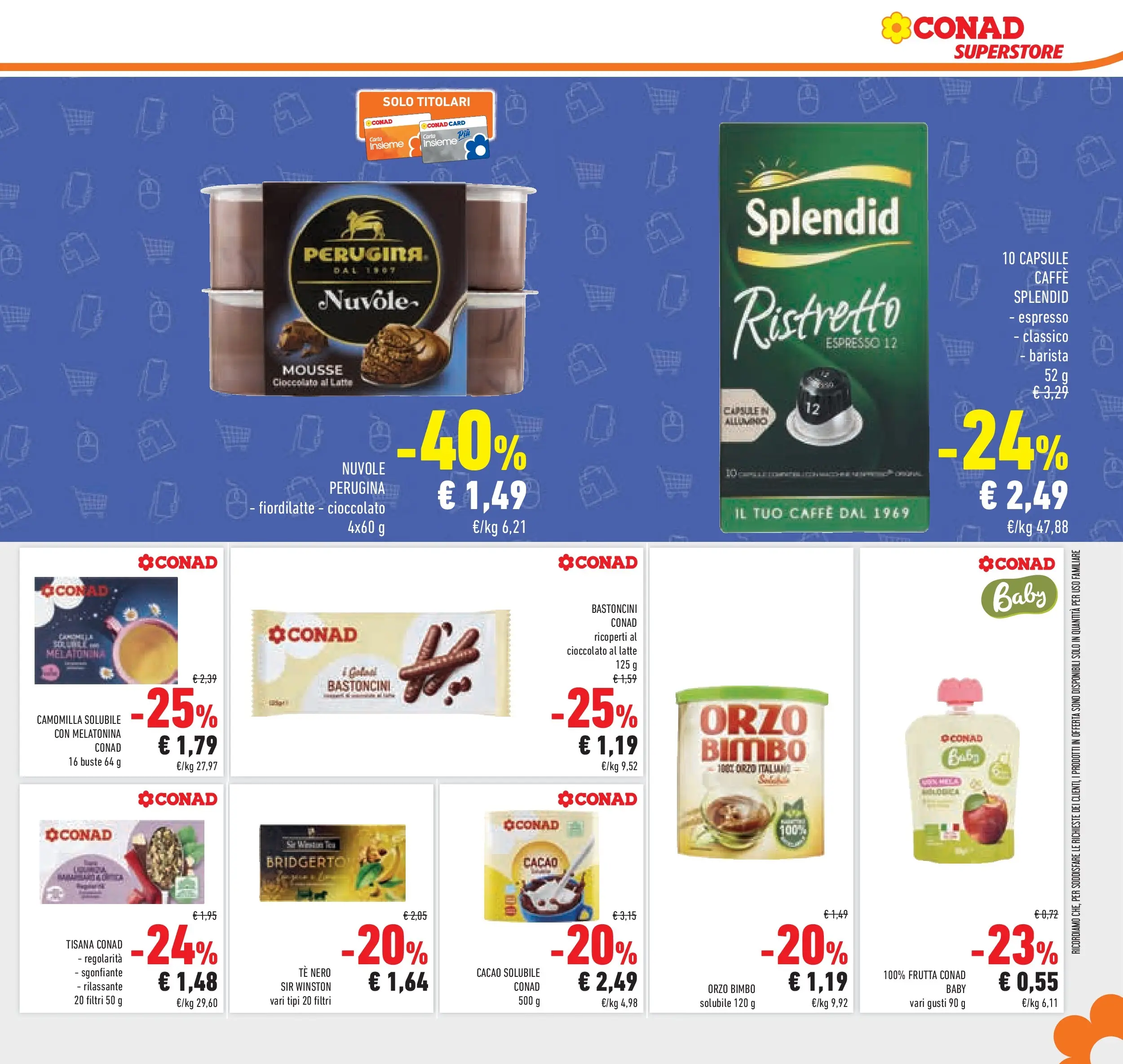 Volantino Conad dal 29/01/2026 > Anteprima | Pagina: 33 | Prodotti: Cioccolato, Tè, Frutta, Cacao