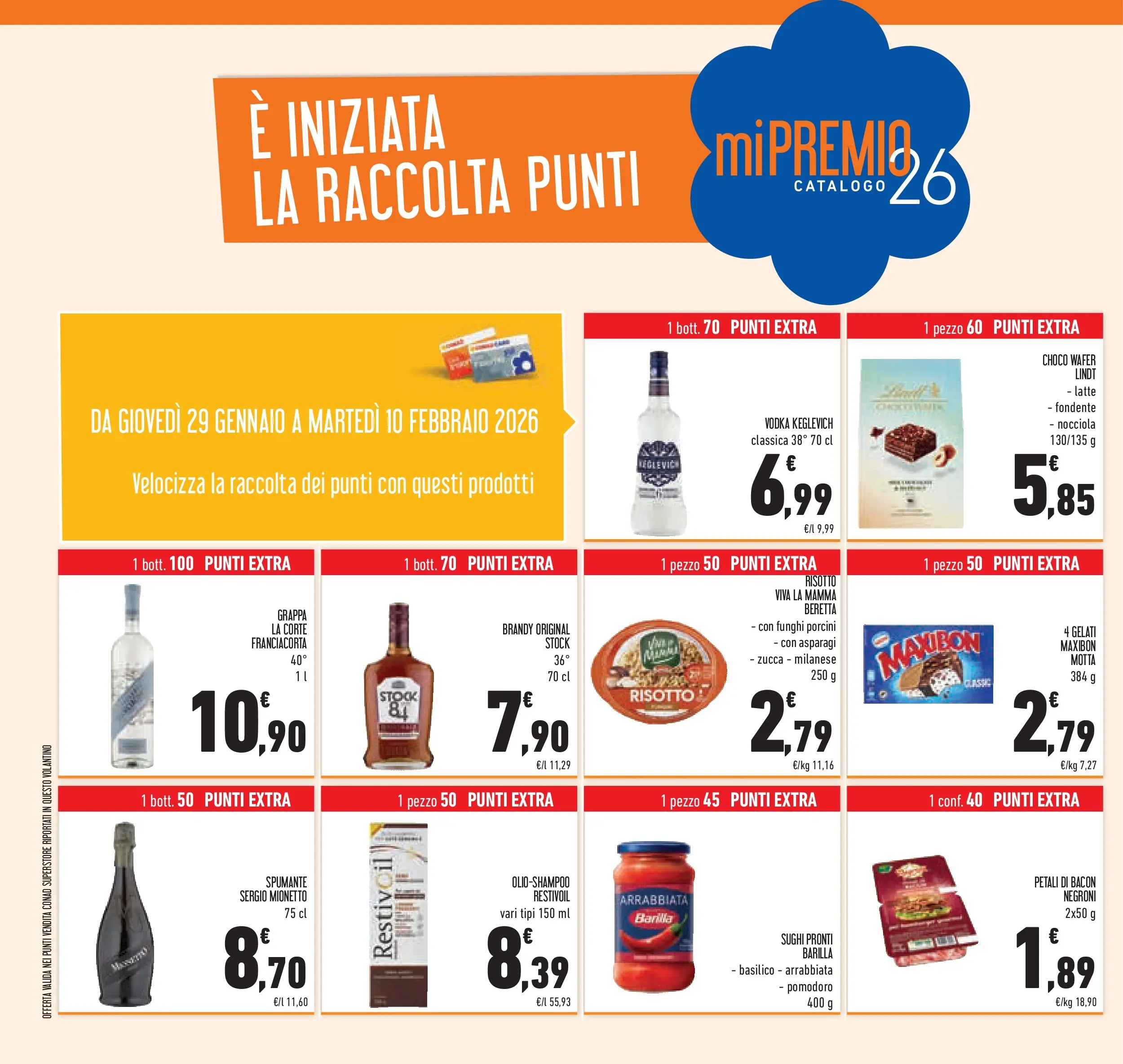 Volantino Conad dal 28/01/2026 > Anteprima | Pagina: 36 | Prodotti: Vodka, Pasta, Zucca, Grappa