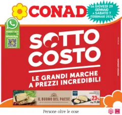 Anteprima del volantino Conad - SOTTOCOSTO valido a partire dal 29.01.2026