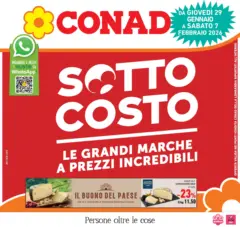 Anteprima del volantino Conad - SOTTOCOSTO valido a partire dal 28.01.2026