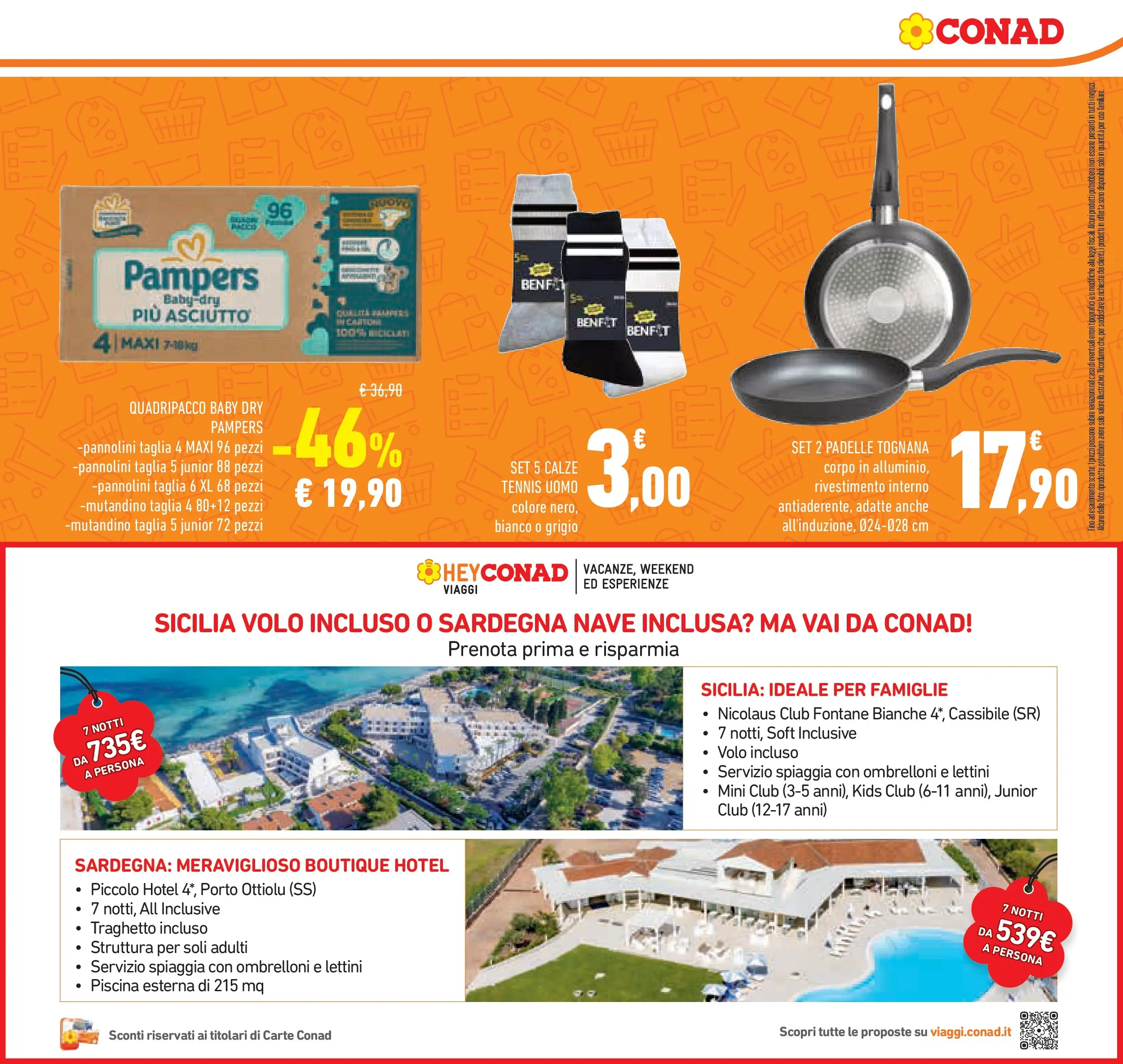 Volantino Conad dal 28/01/2026 > Anteprima | Pagina: 23 | Prodotti: Pannolini, Piscina, Pampers