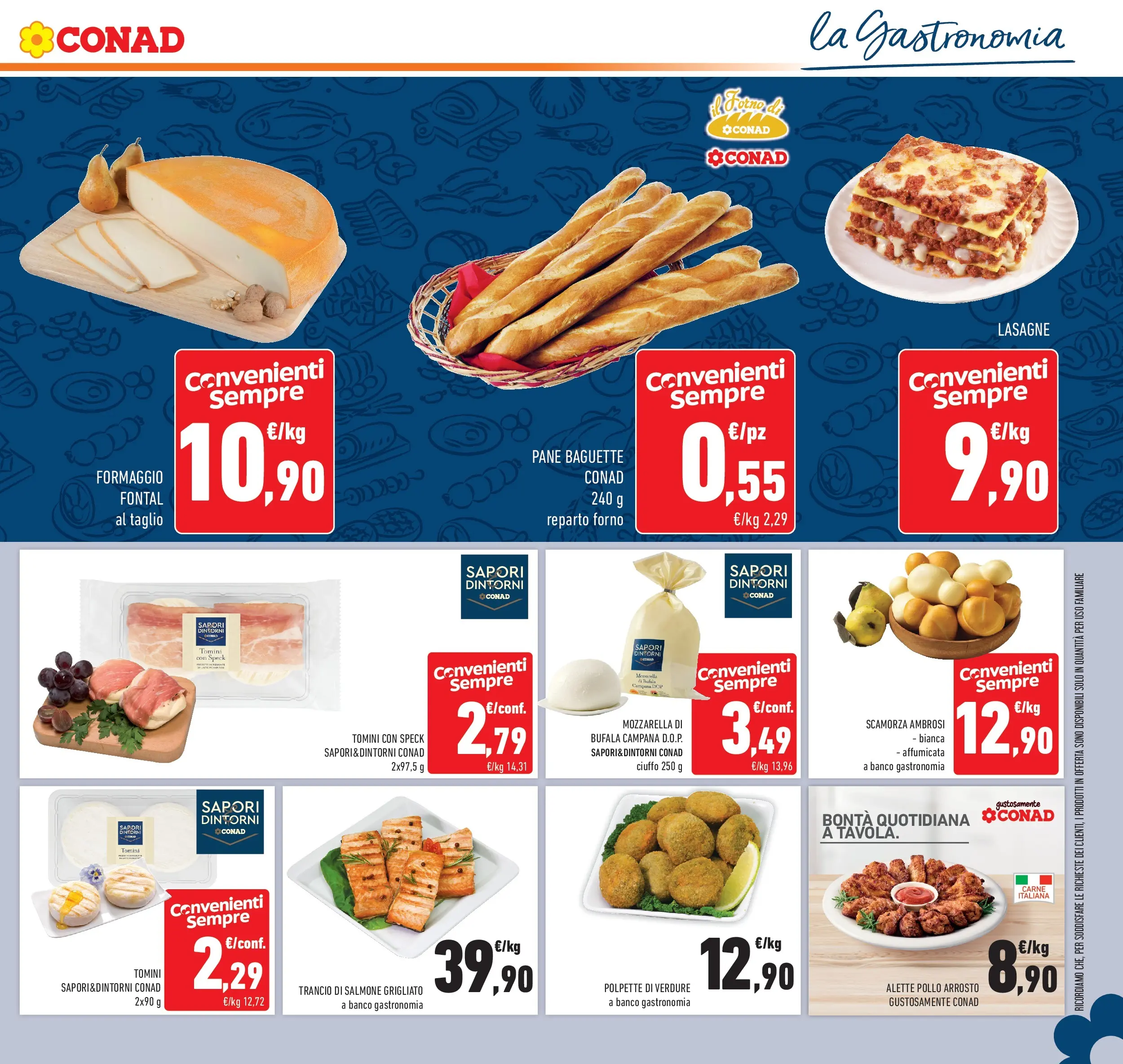Volantino Conad dal 28/01/2026 > Anteprima | Pagina: 9 | Prodotti: Pollo, Verdure, Formaggio, Polpette