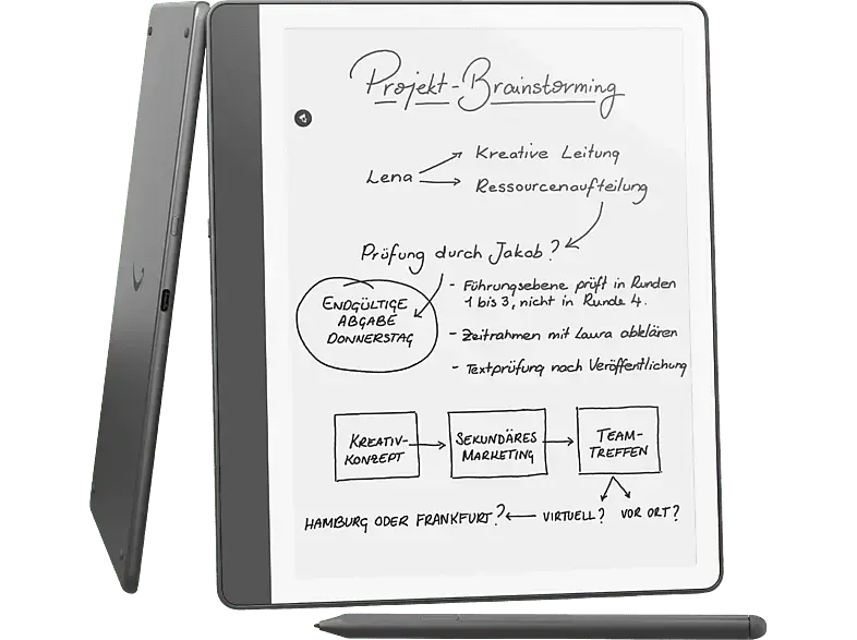 KINDLE Scribe, 16 GB, 10.2 Zoll Display, Grau; eBook Reader