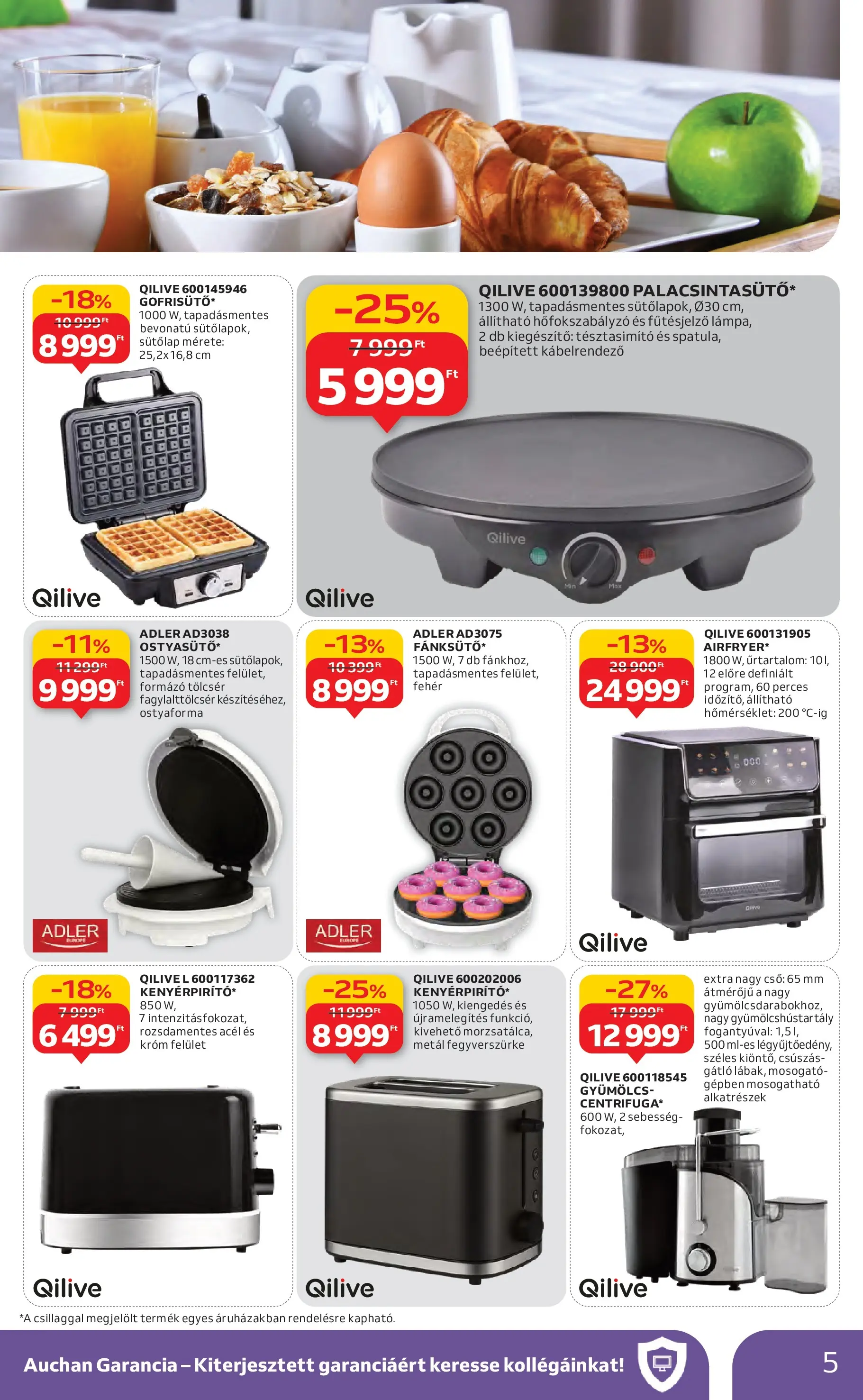 Auchan Akciós újság - 2026.01.29. -tól/töl > akció, lapozható szórólap 🛍️ | Oldal: 5 | Termékek: Gyümölcs