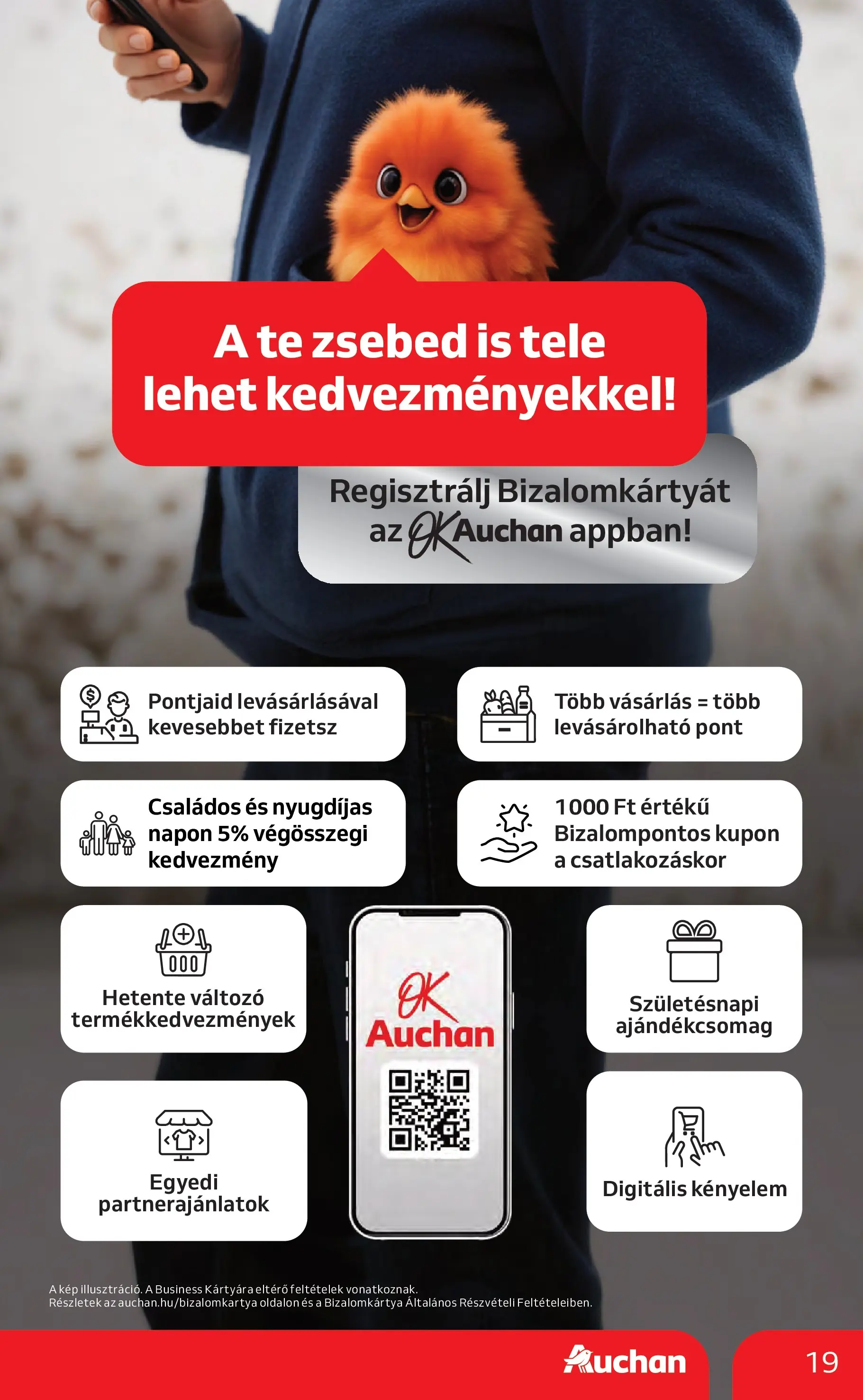 Auchan Akciós újság - 2026.01.29. -tól/töl > akció, lapozható szórólap 🛍️ | Oldal: 19