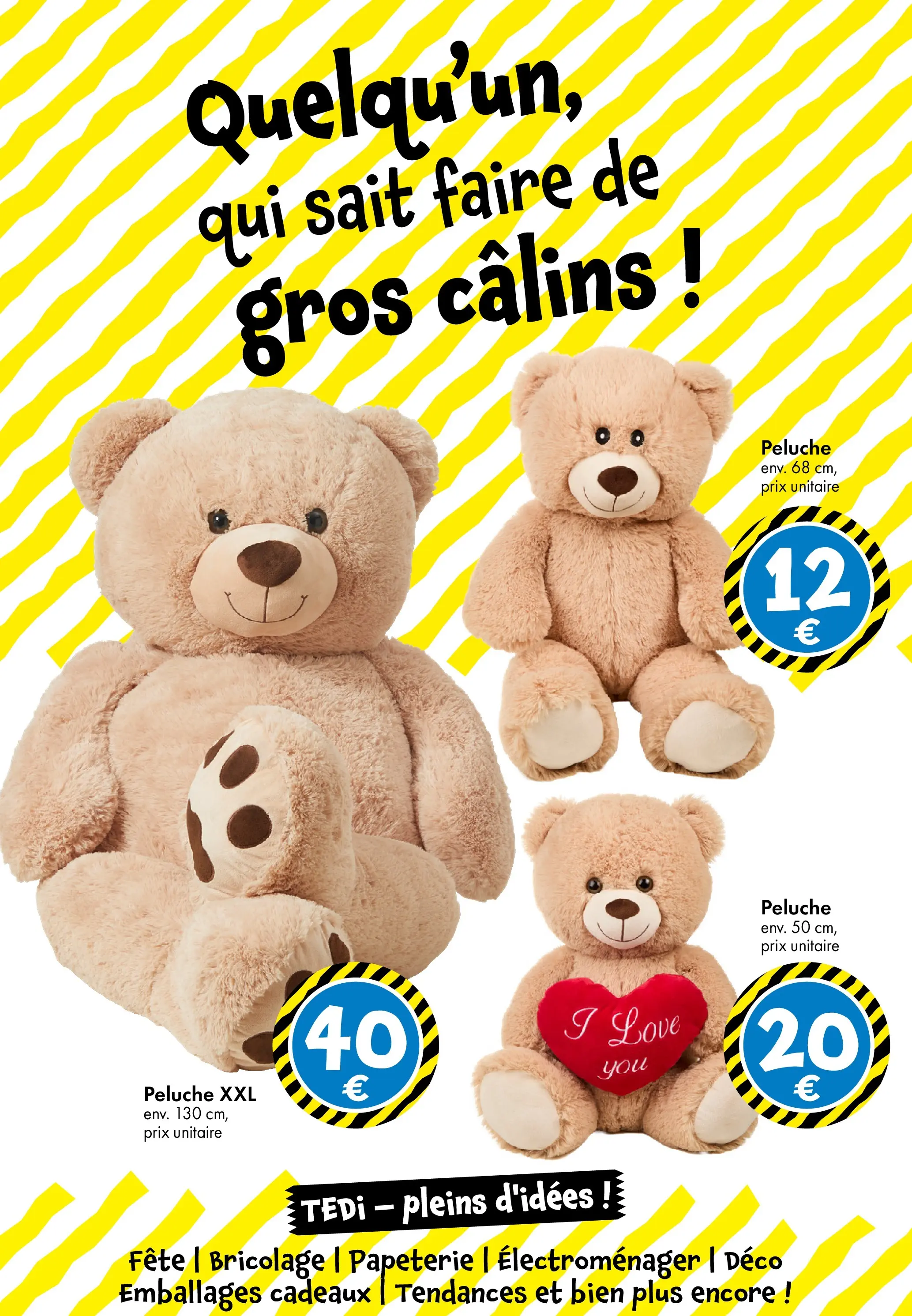 TEDi - TEDi - pleins d'idées à partir du 28/01/2026 - promo en ligne | Page: 15 | Produits: Peluche