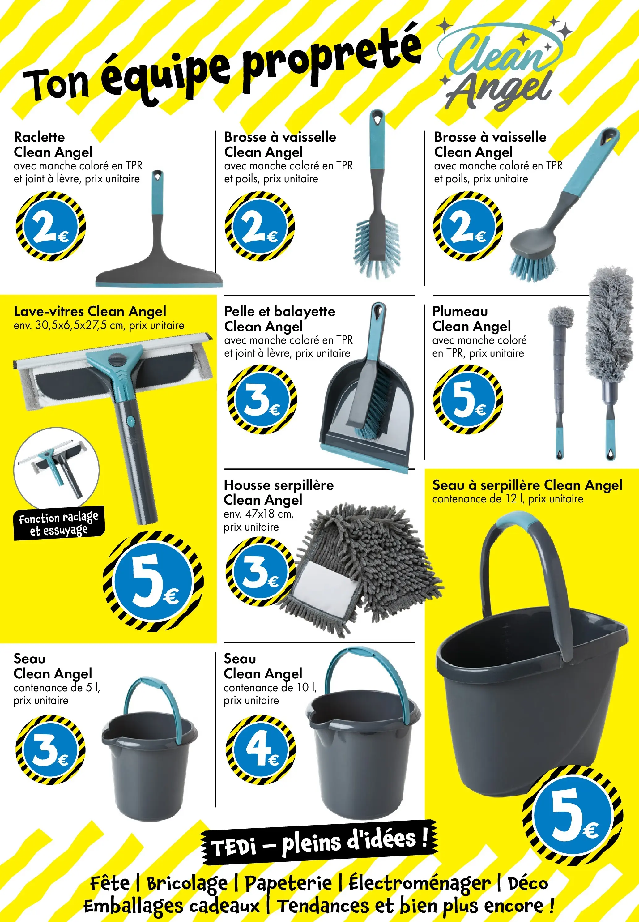 TEDi - TEDi - pleins d'idées à partir du 28/01/2026 - promo en ligne | Page: 21 | Produits: Brosse, Raclette, Serpillère