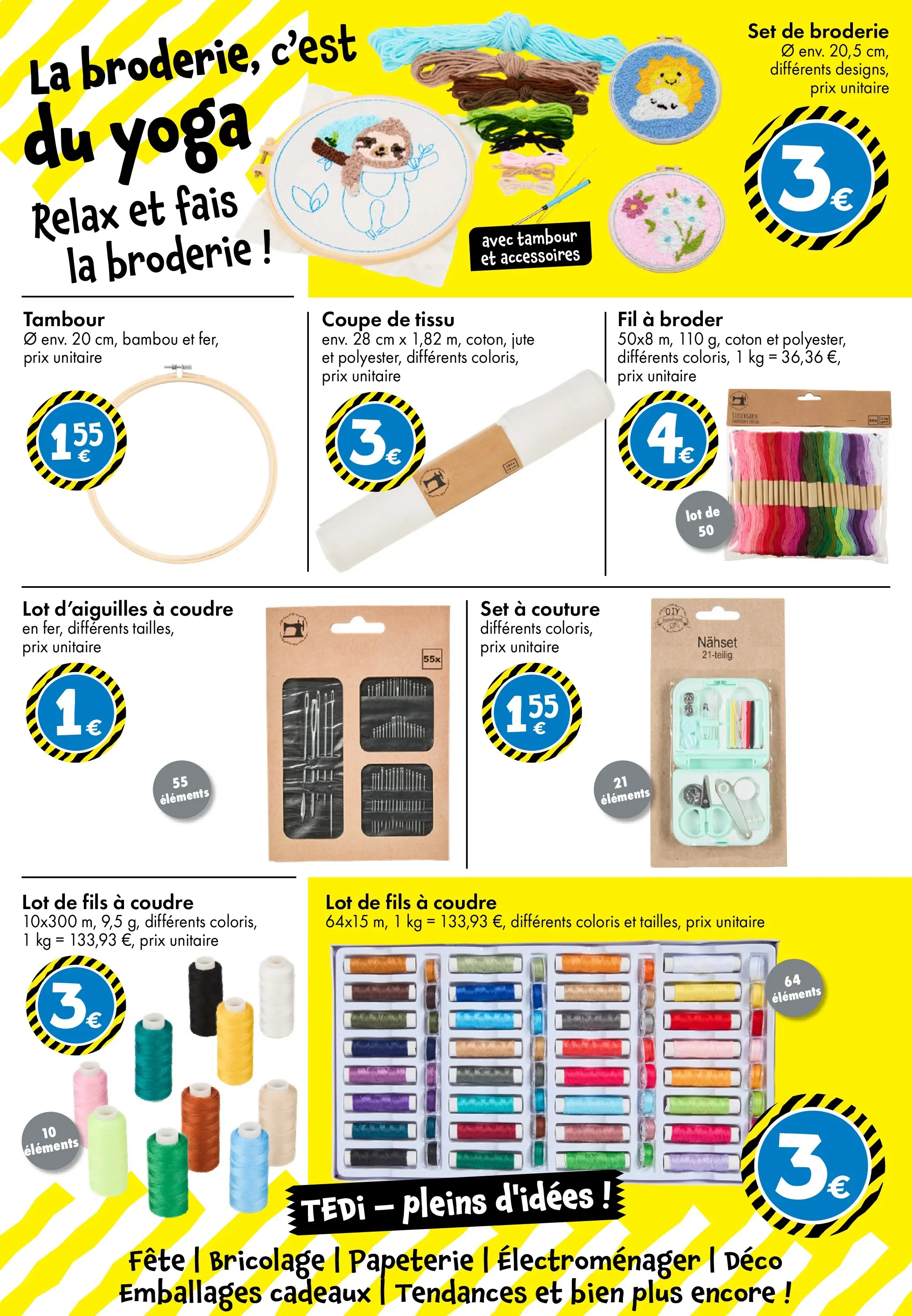 TEDi - TEDi - pleins d'idées à partir du 28/01/2026 - promo en ligne | Page: 25 | Produits: Coton