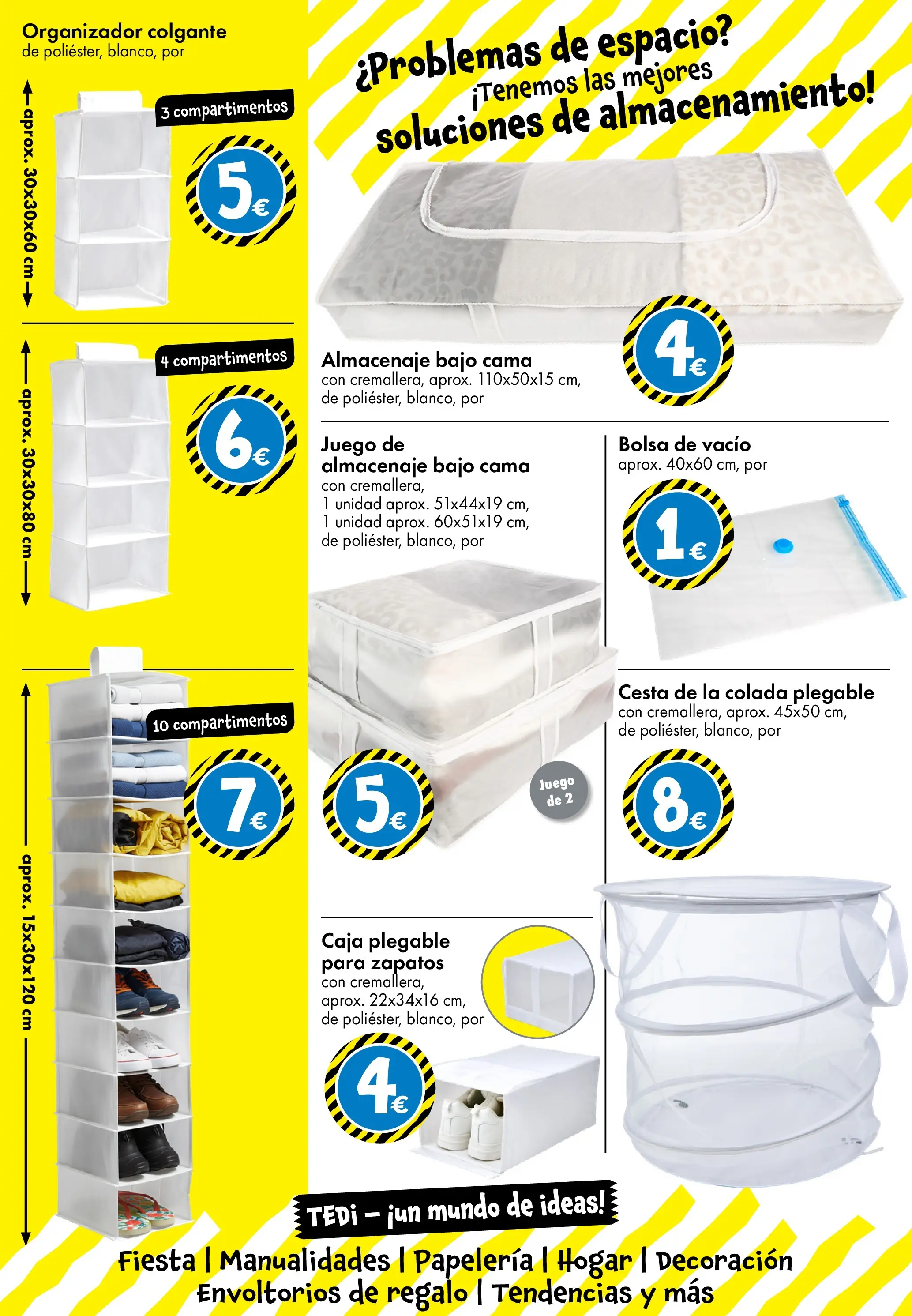 TEDi - TEDi catálogo hasta 07.02.2026 28/01/2026 - 07/02/2026 | Página: 8 | Productos: Bolsa, Cama, Almacenaje, Caja