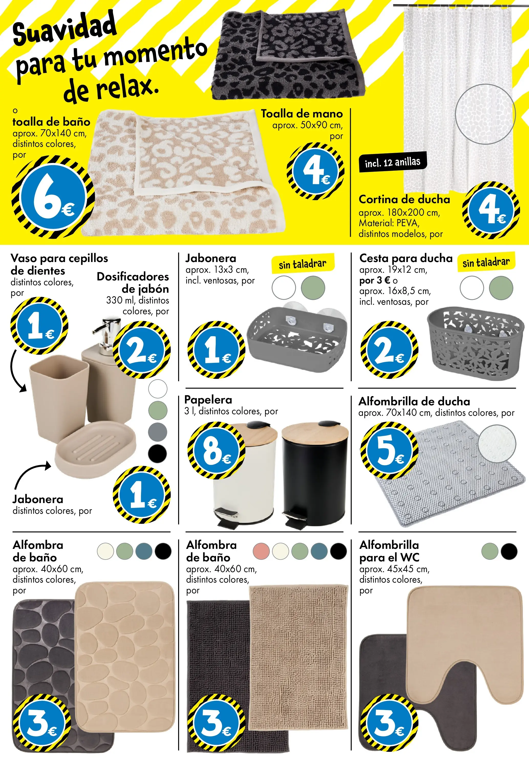 TEDi - TEDi catálogo hasta 07.02.2026 28/01/2026 - 07/02/2026 | Página: 10 | Productos: Jabón, Alfombrilla, Ducha, Alfombra